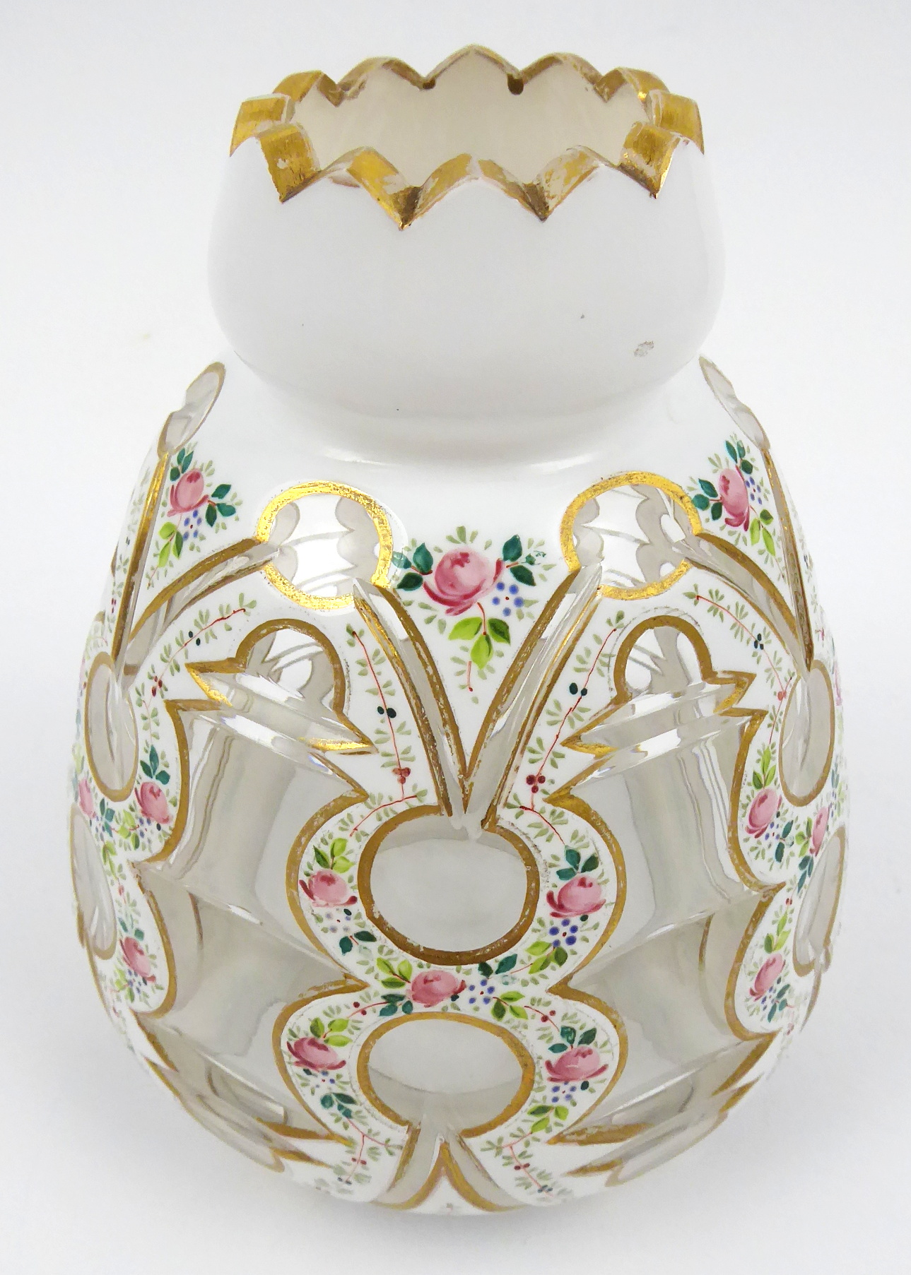 Ručně malovaná vázička – biedermeier