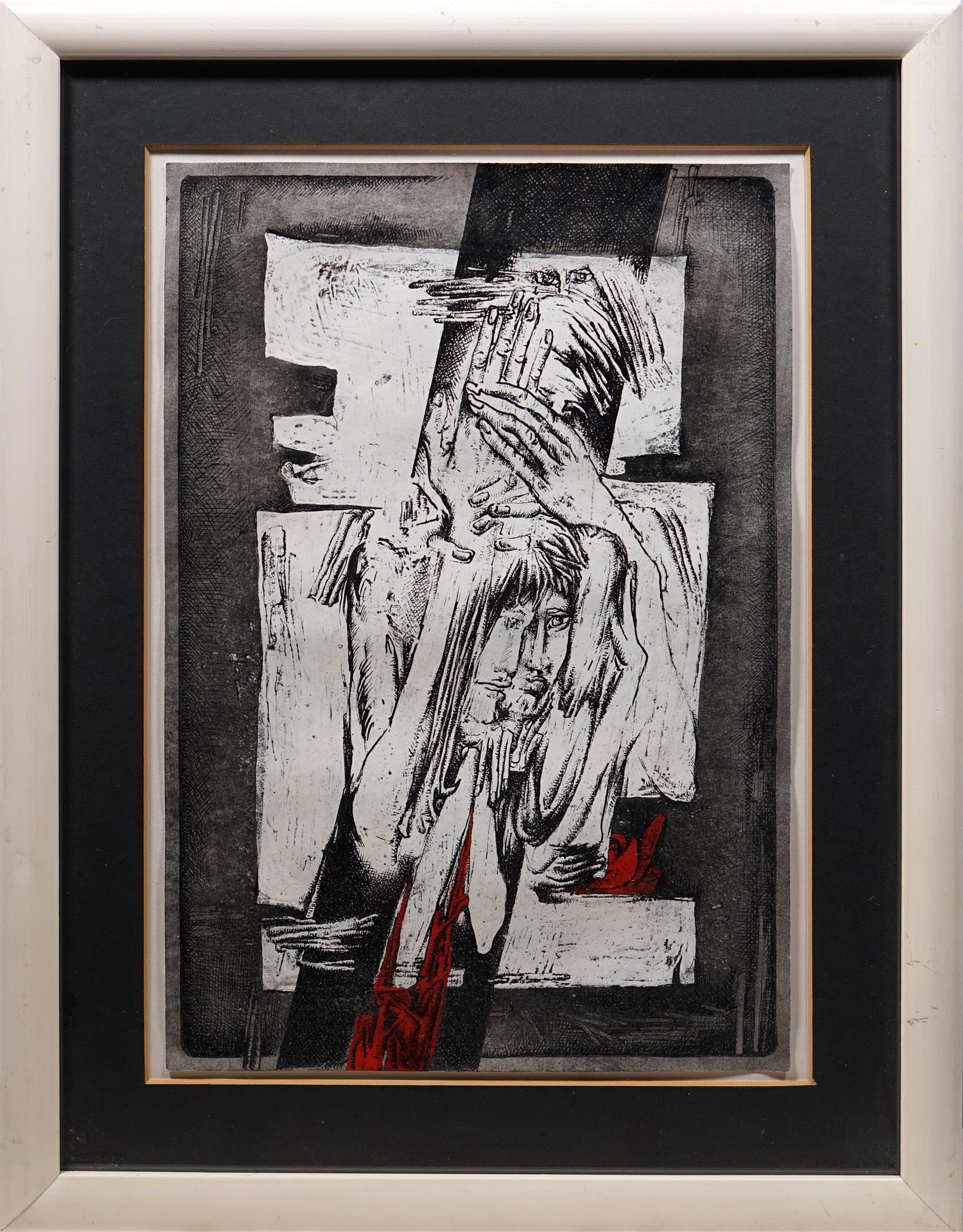 Jaroslav Kapec  – Diagonála – kombinovaná technika