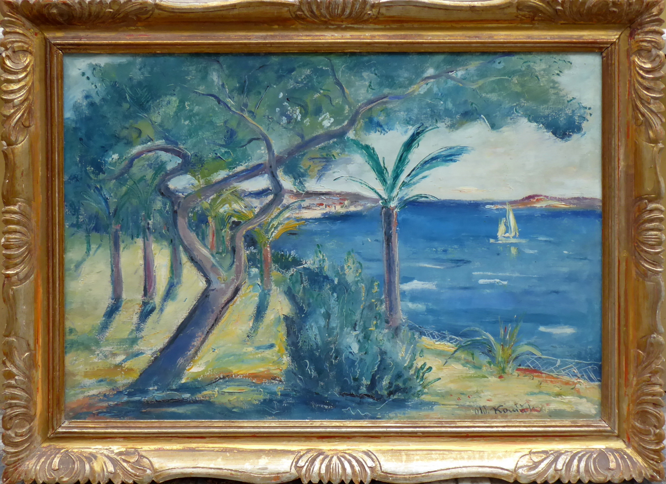 Oldřich Koníček – Palma u moře, Francouzská Riviéra