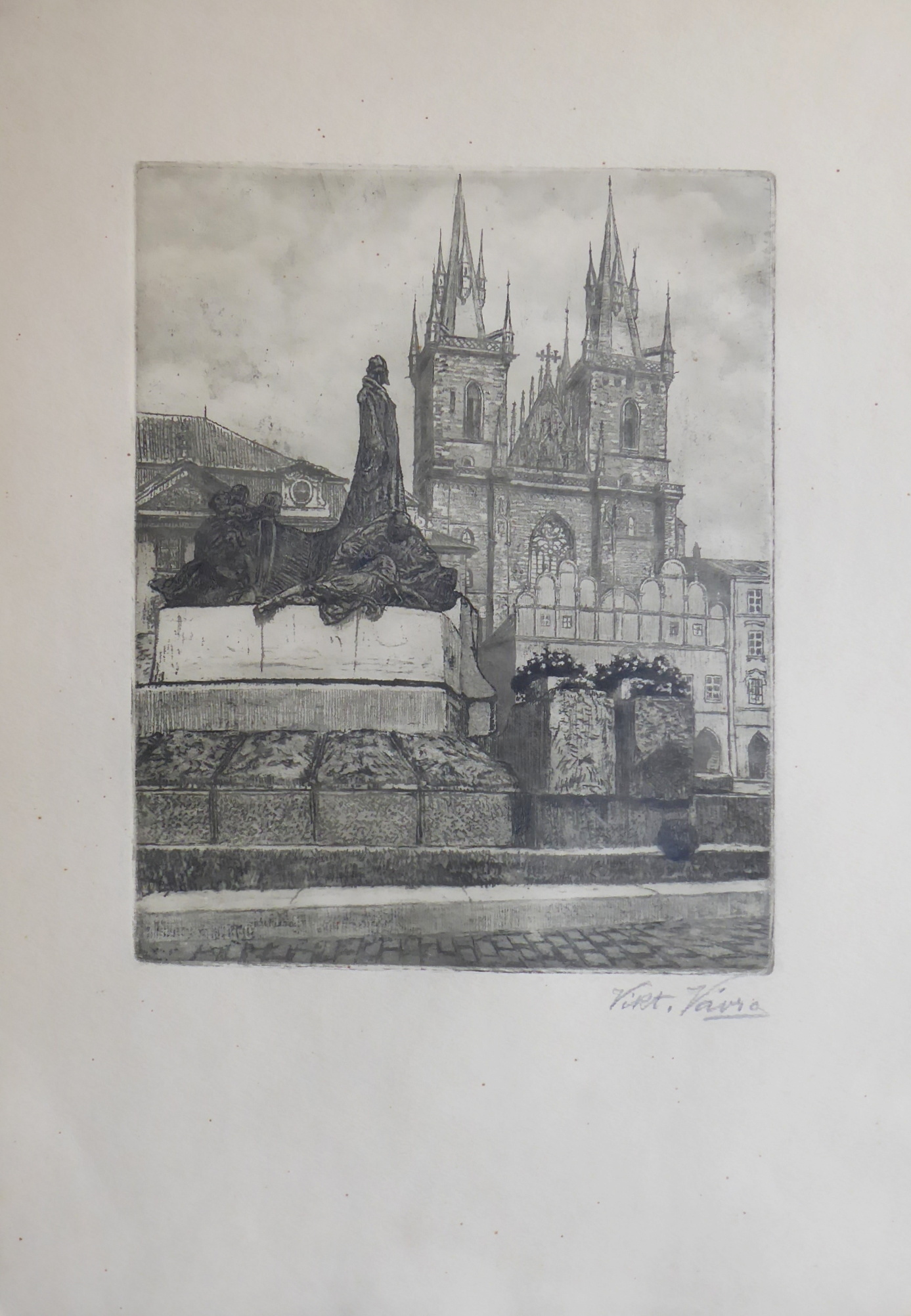 Viktor Vávra – Sousoší Jana Husa s Týnem