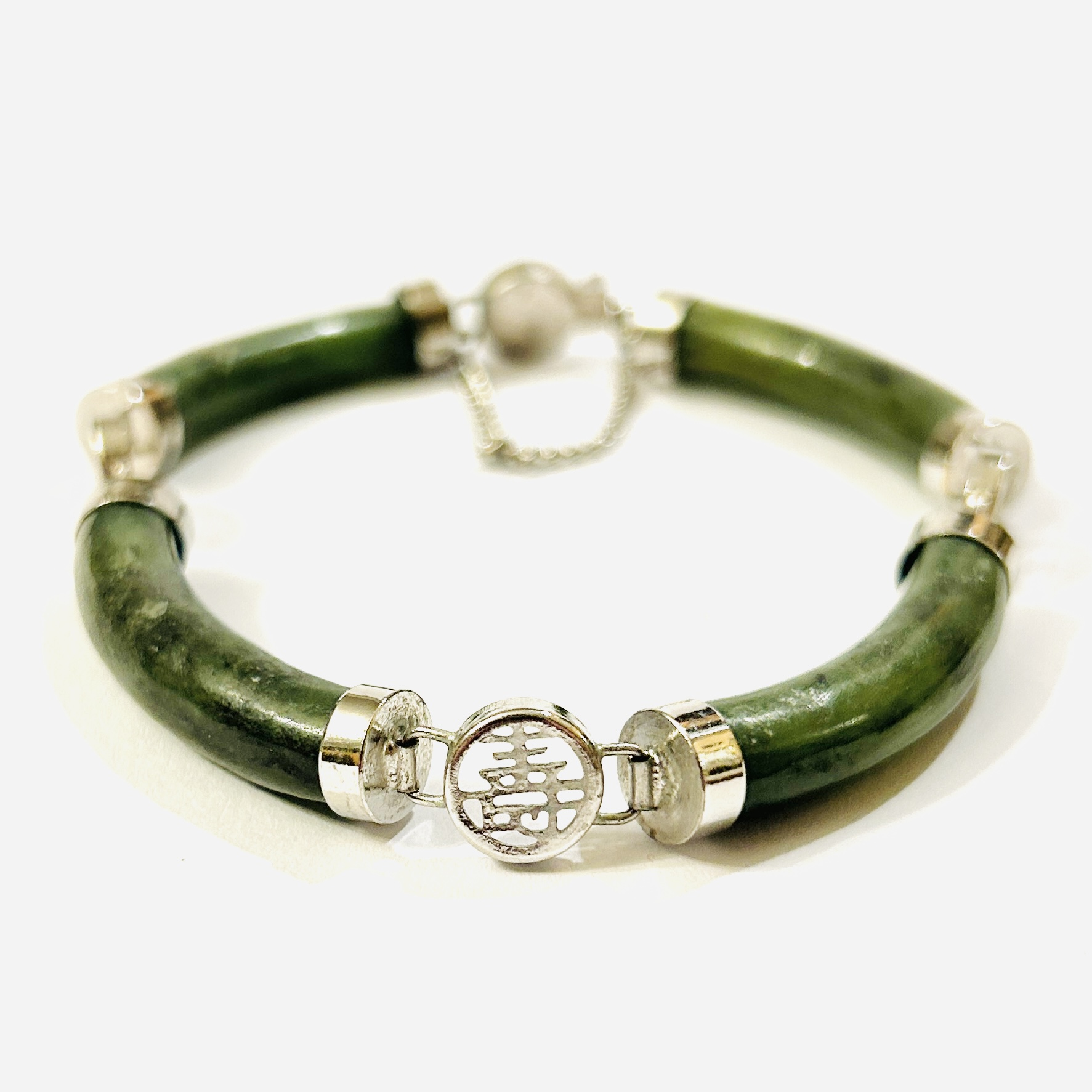 Čínský náramek s jadeity