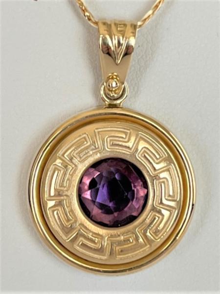 Velký zlatý přívěšek 14 karátů žluté zlato -4,54 gramů