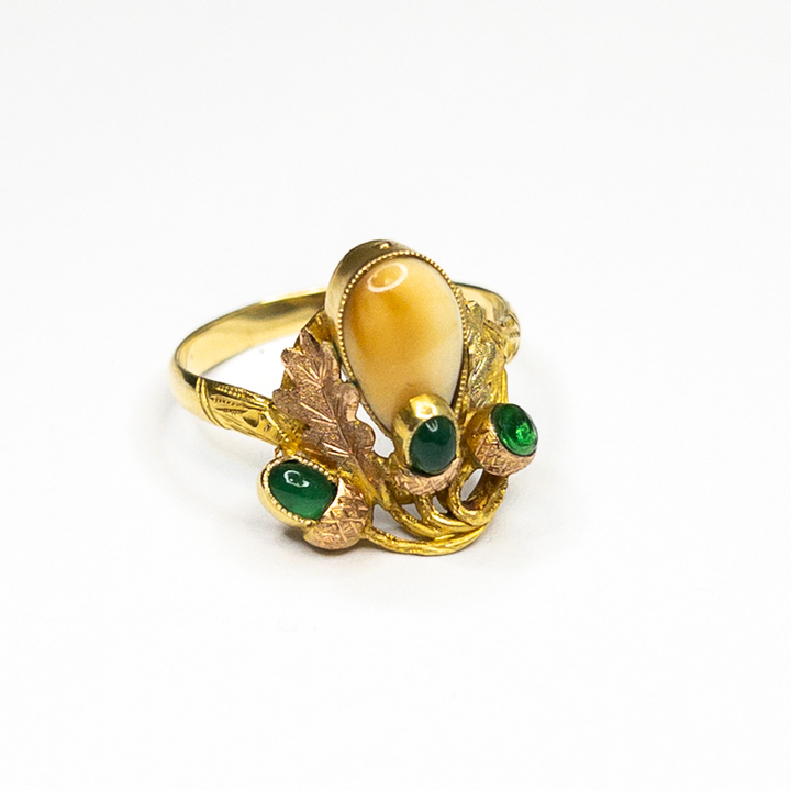 Zlatý prsten s grandlí