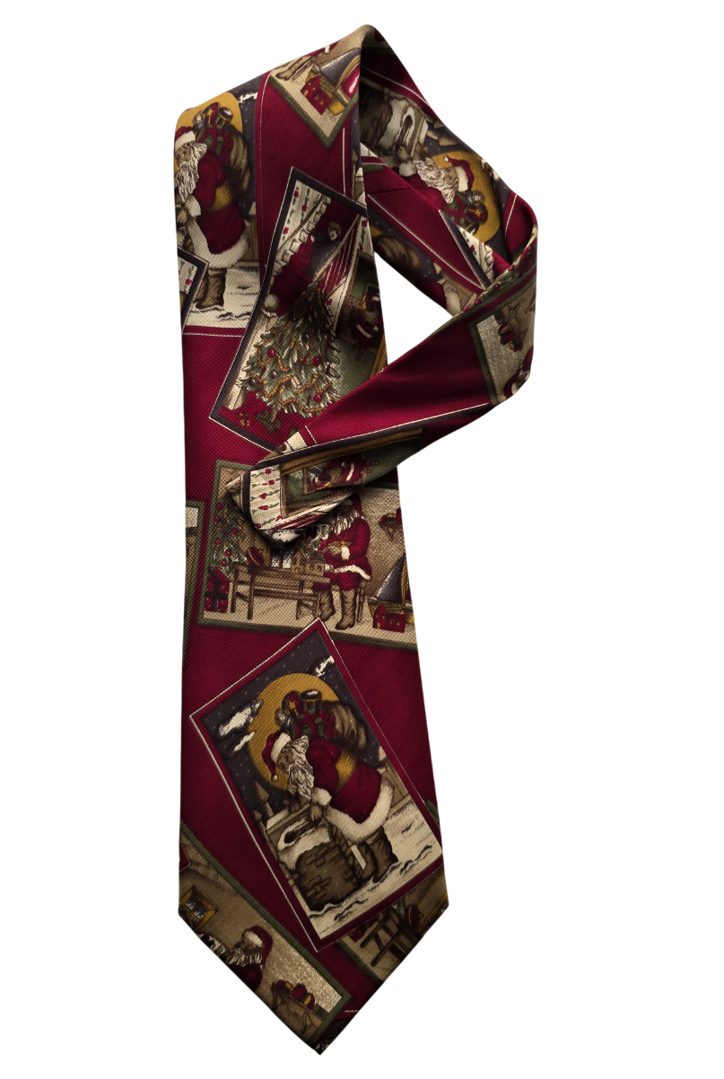 Kravata s vánočními motivy