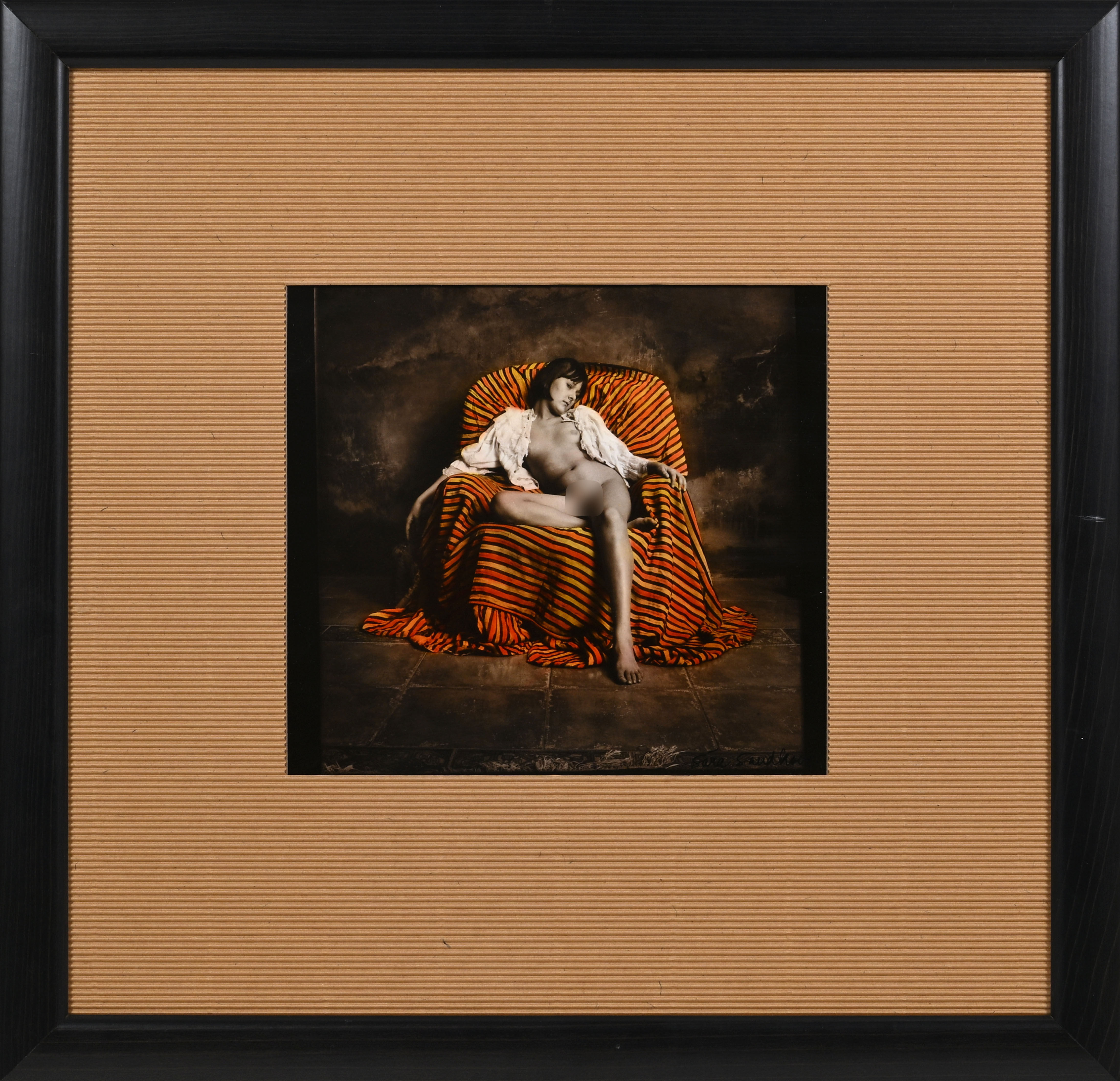 Sára Saudková – Dívčí akt v křesle