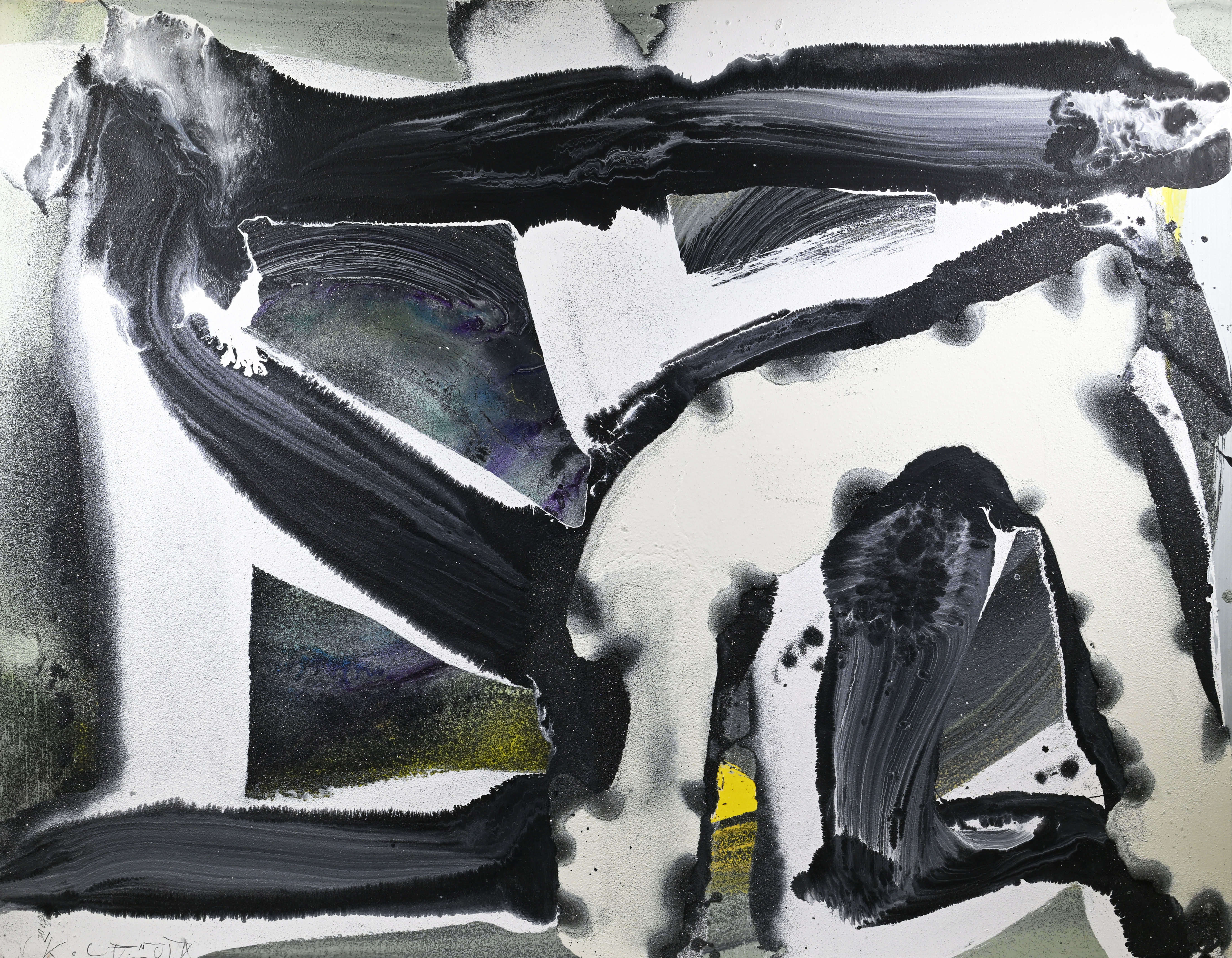 Vojtech Kolenčík – Abstraktní kompozice – velký formát