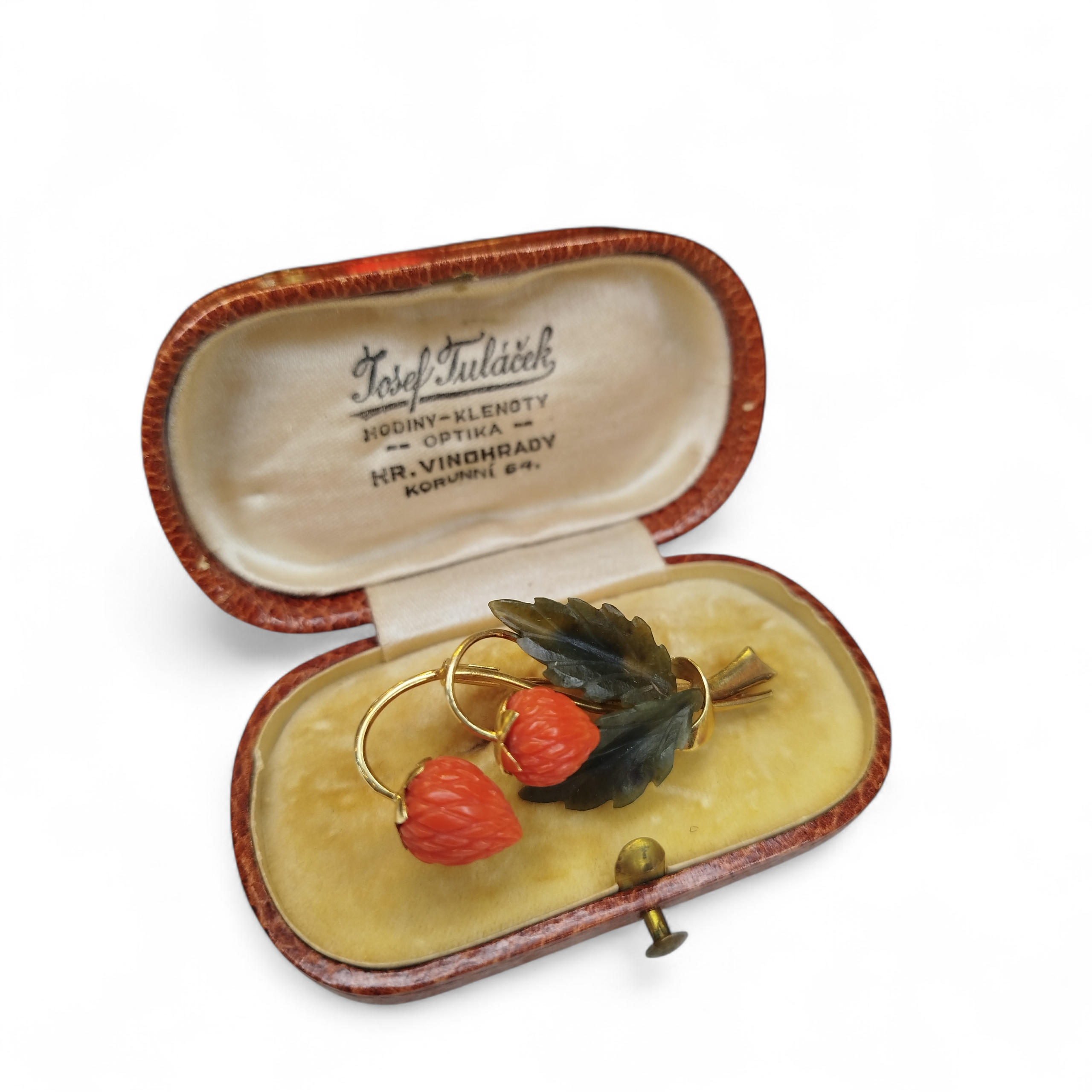 Zlatá brož „Jahody“