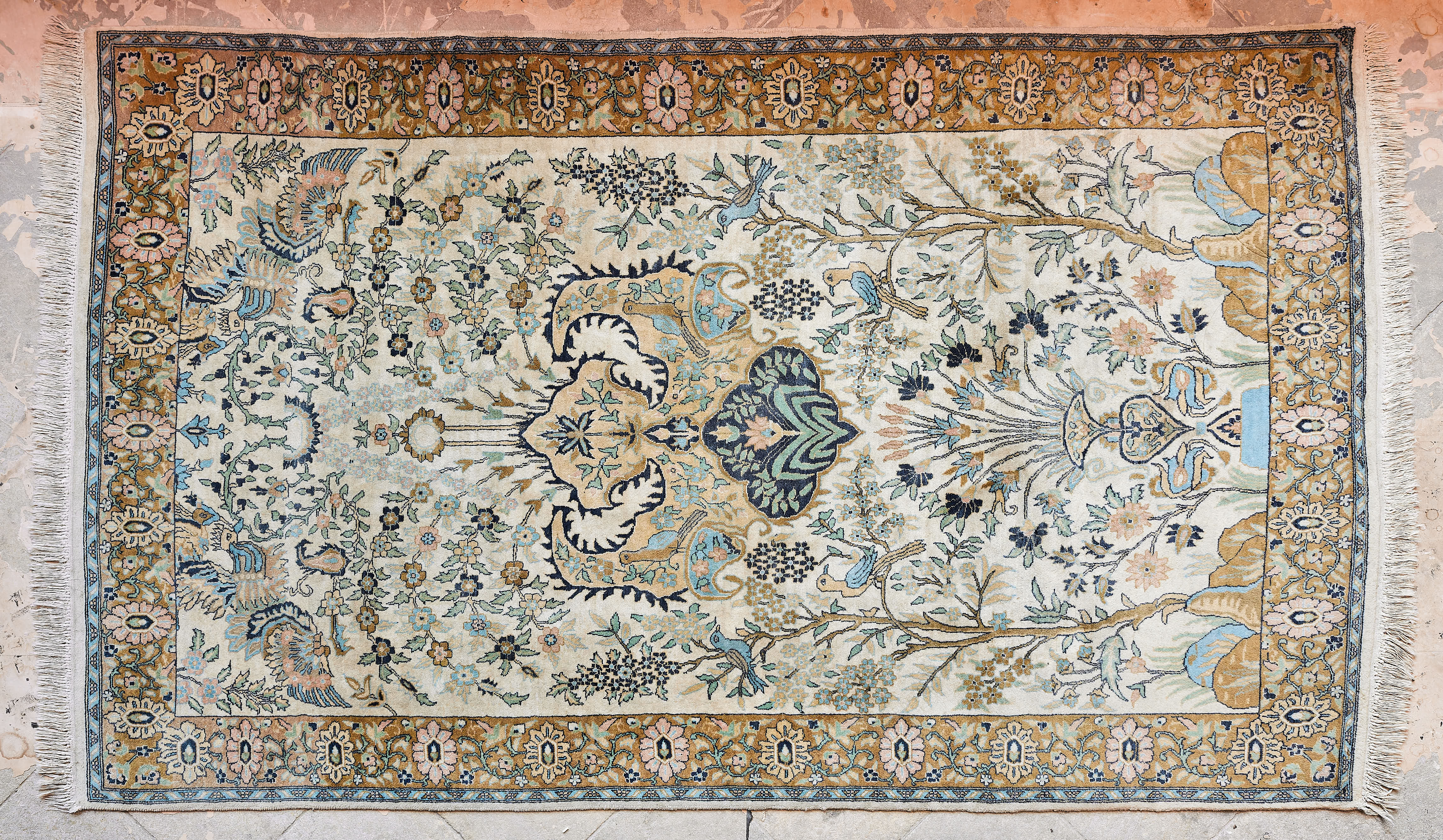 Perský koberec Tabriz – Strom života 248 X 138 cm