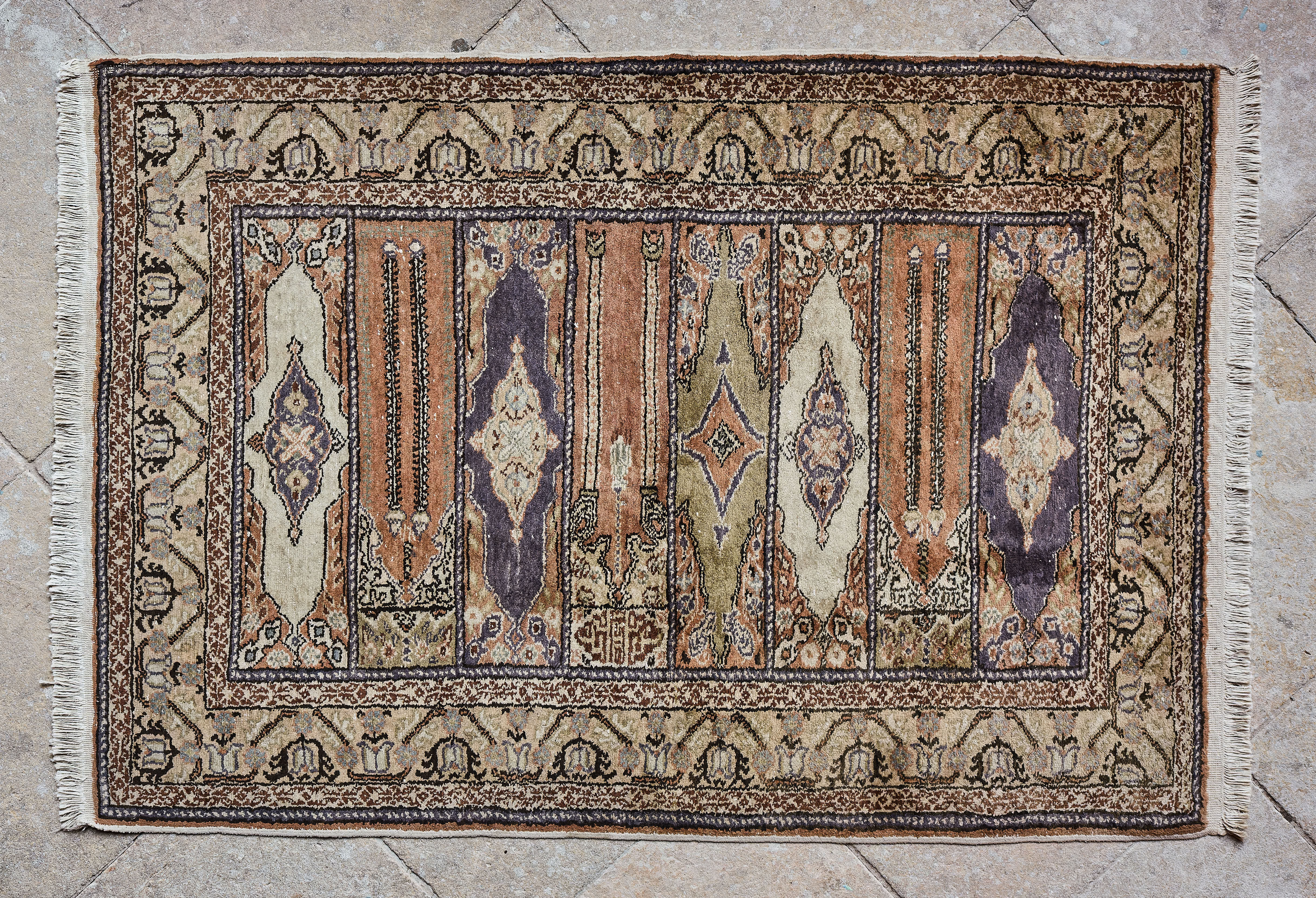 Turecký koberec Kayseri – skupinový modlitební 138 x 90 cm