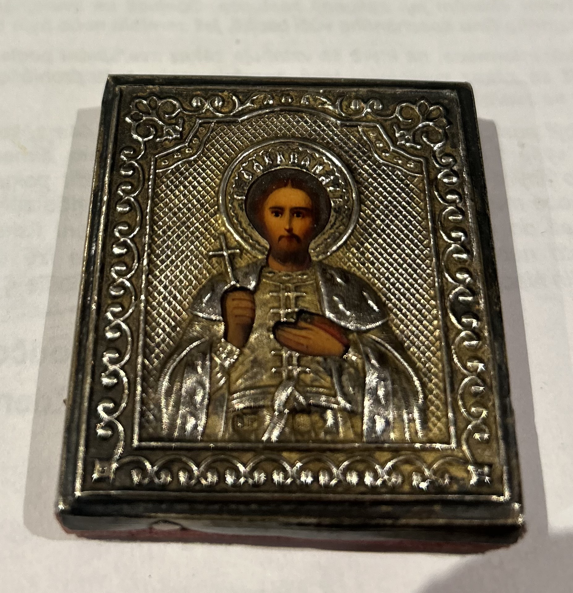 Stříbrná ikona cestovní