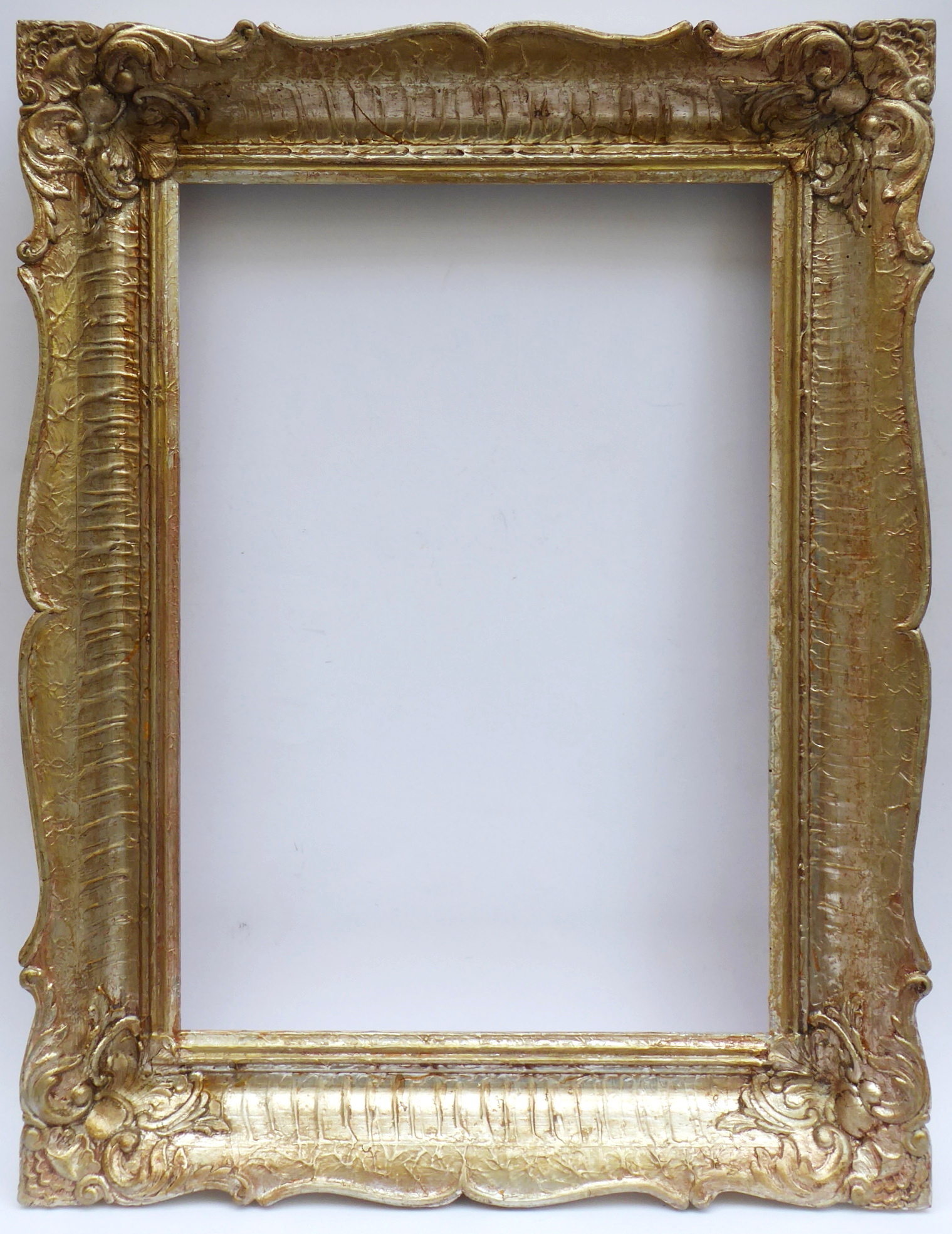 Ručně řezbovaný stříbrný rám