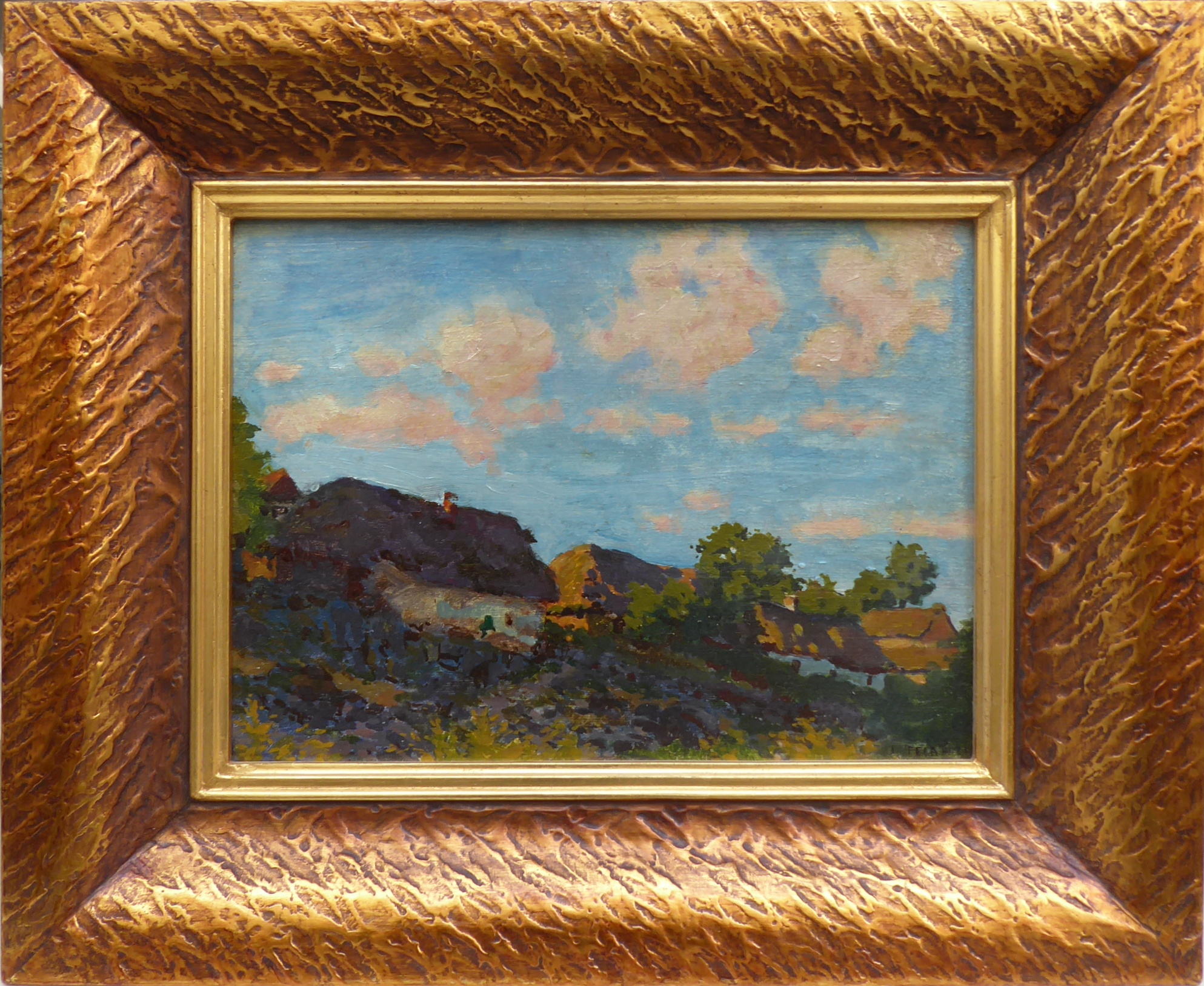 Josef Tesař – Stavení ve stráni