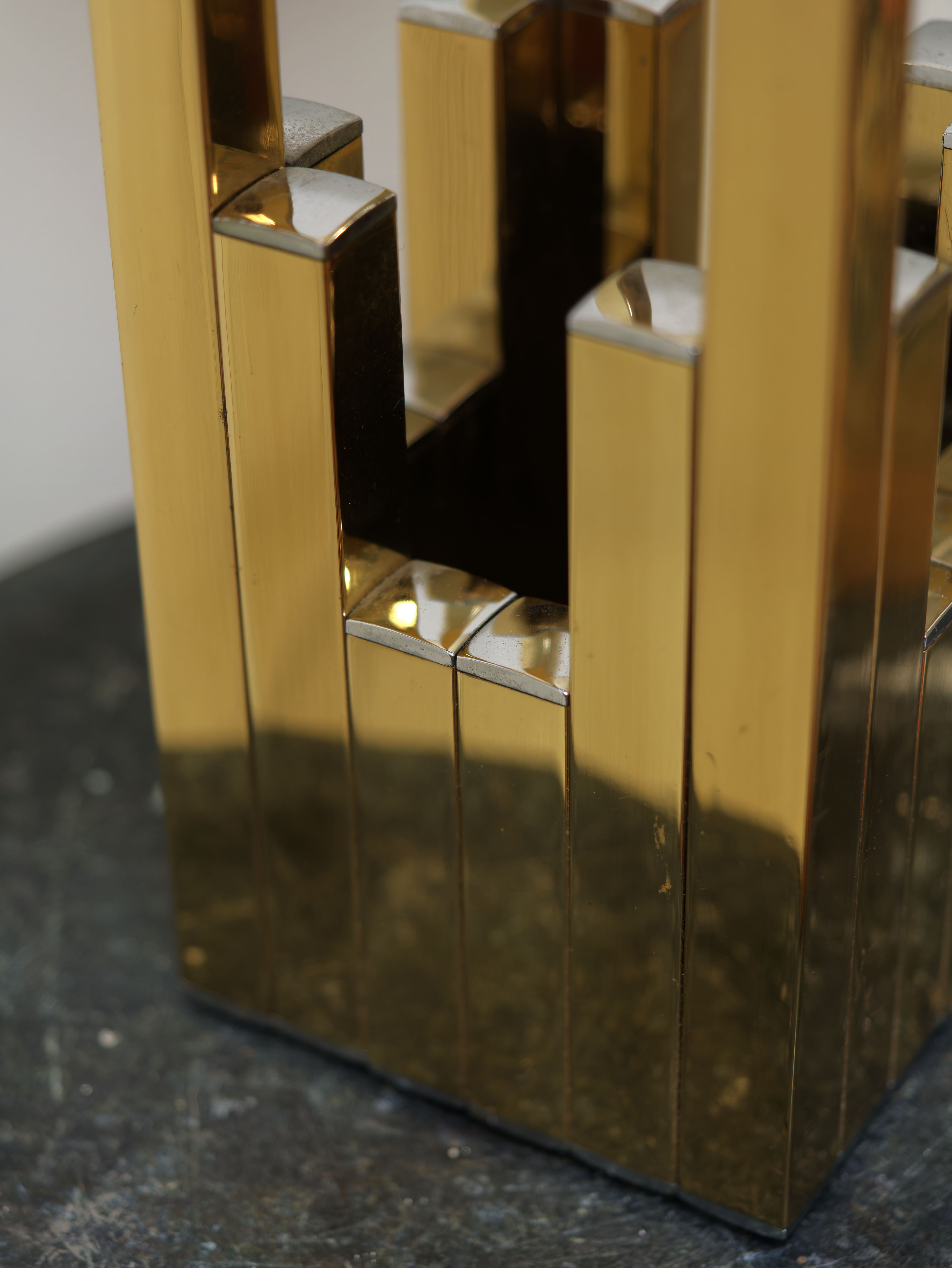 Stolní lampa vintage Willy Rizzo - 4