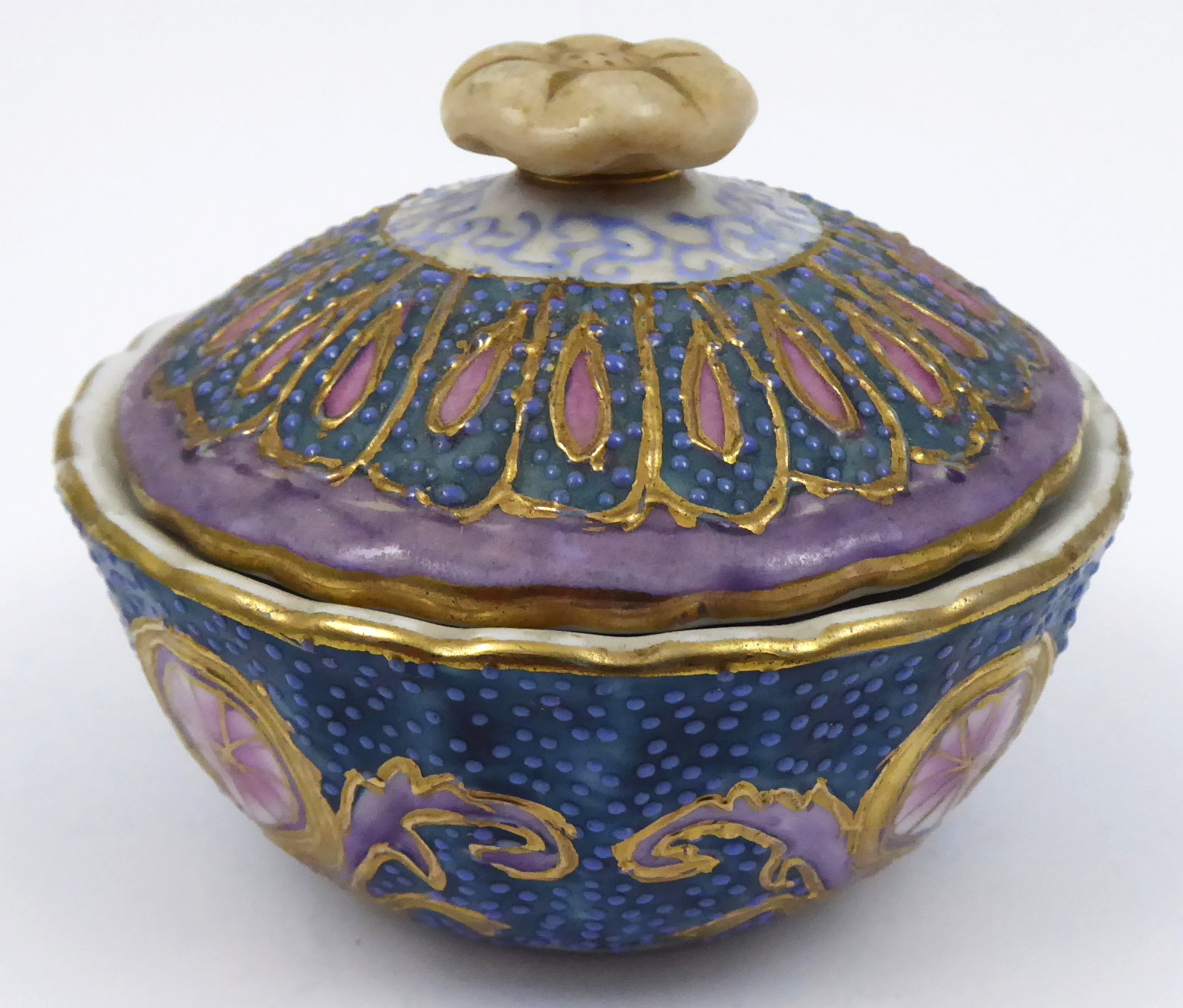 Porcelánová dóza Satsuma