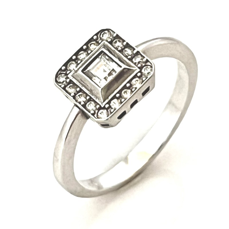 Zlatý prsten z bílého zlata 3,03 gramů