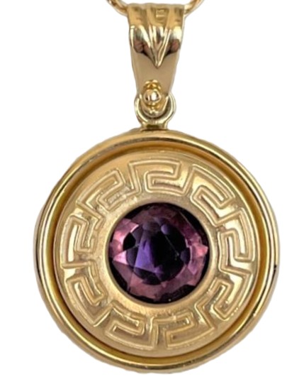 Velký zlatý přívěšek 14 karátů žluté zlato -4,54 gramů