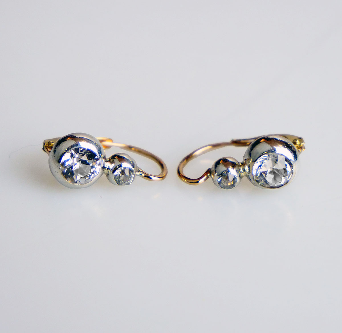 Zlaté náušnice – sněhuláci