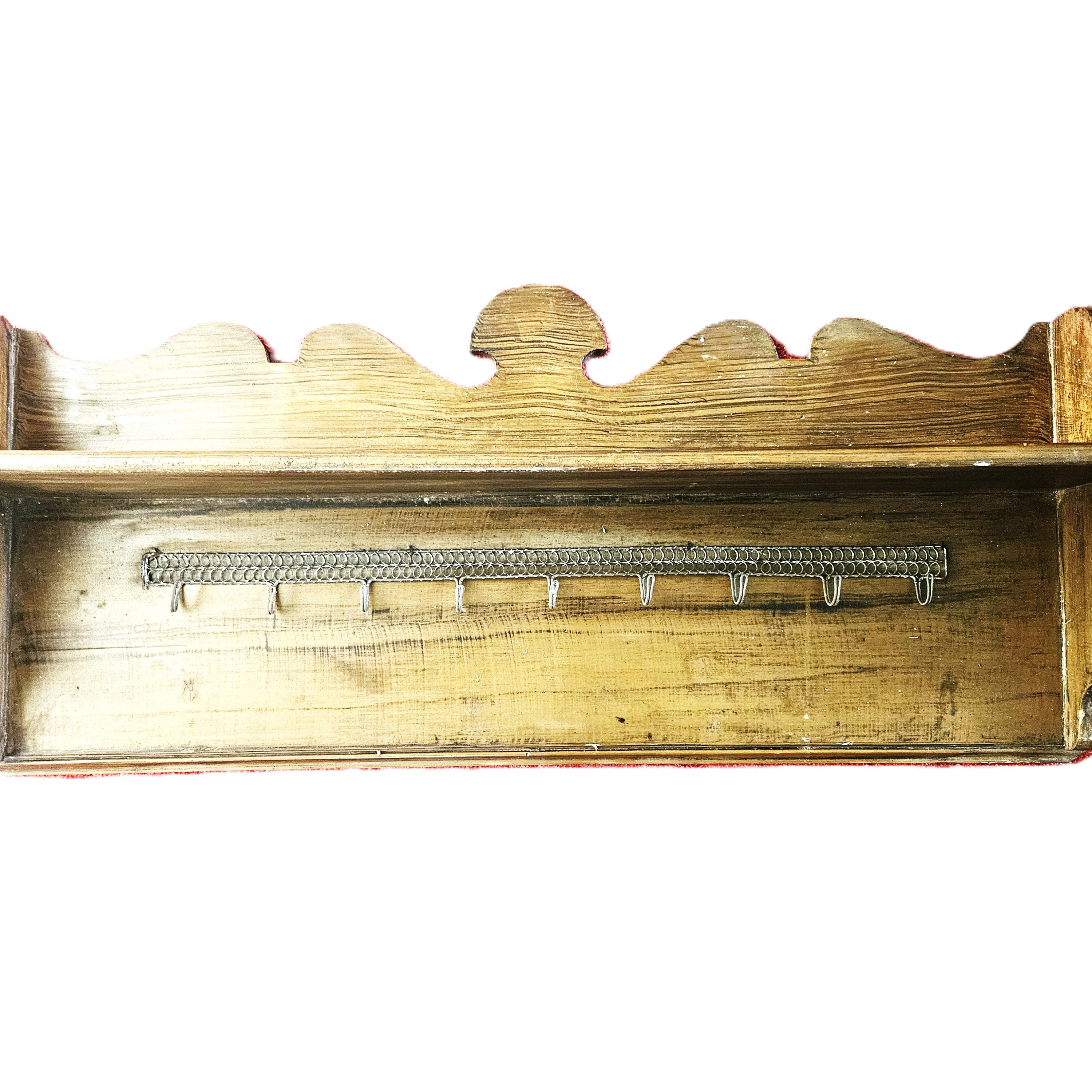 Starožitná dřevěná polička