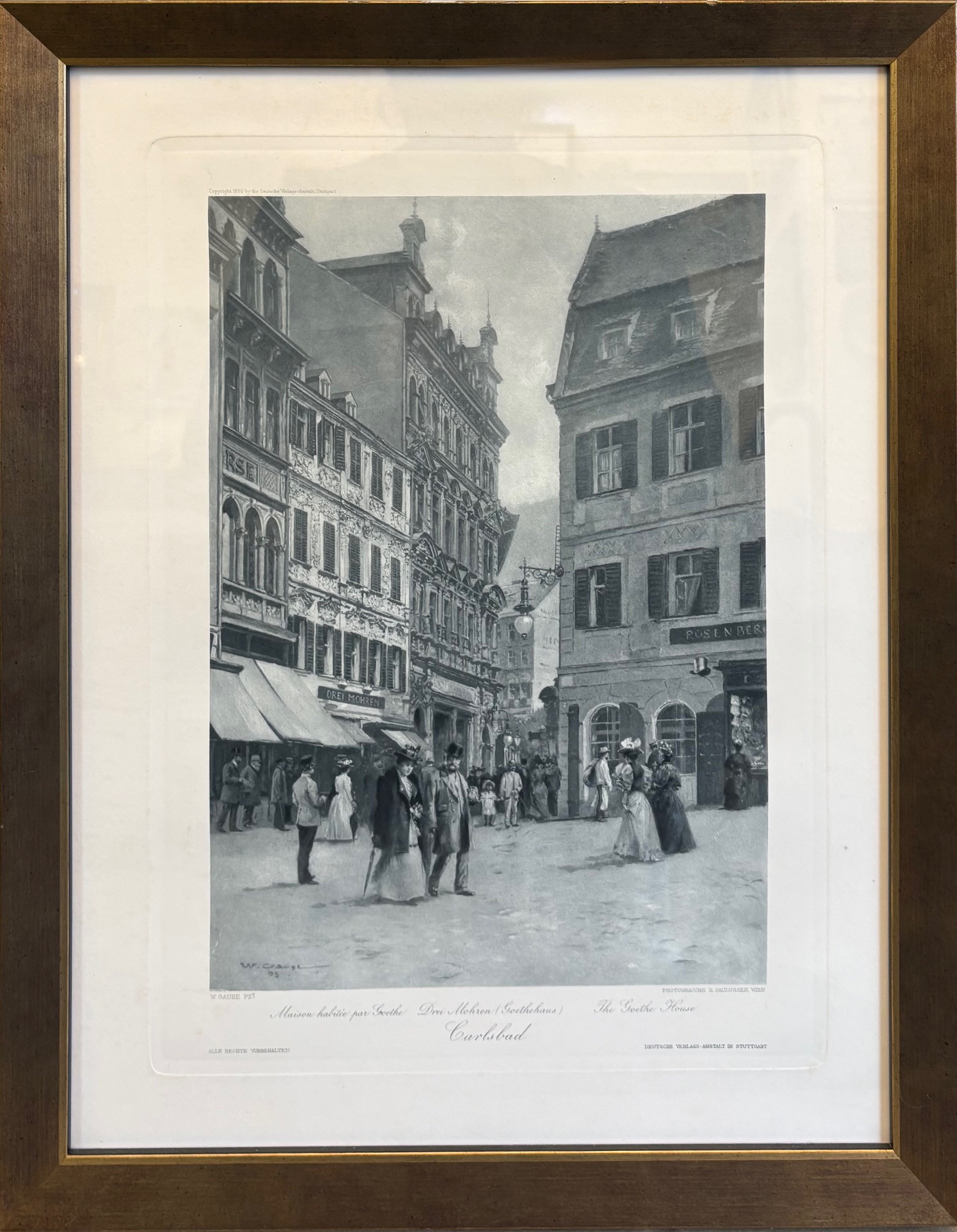 Wilhelm Gause, Goetheho dům, Fotogravura