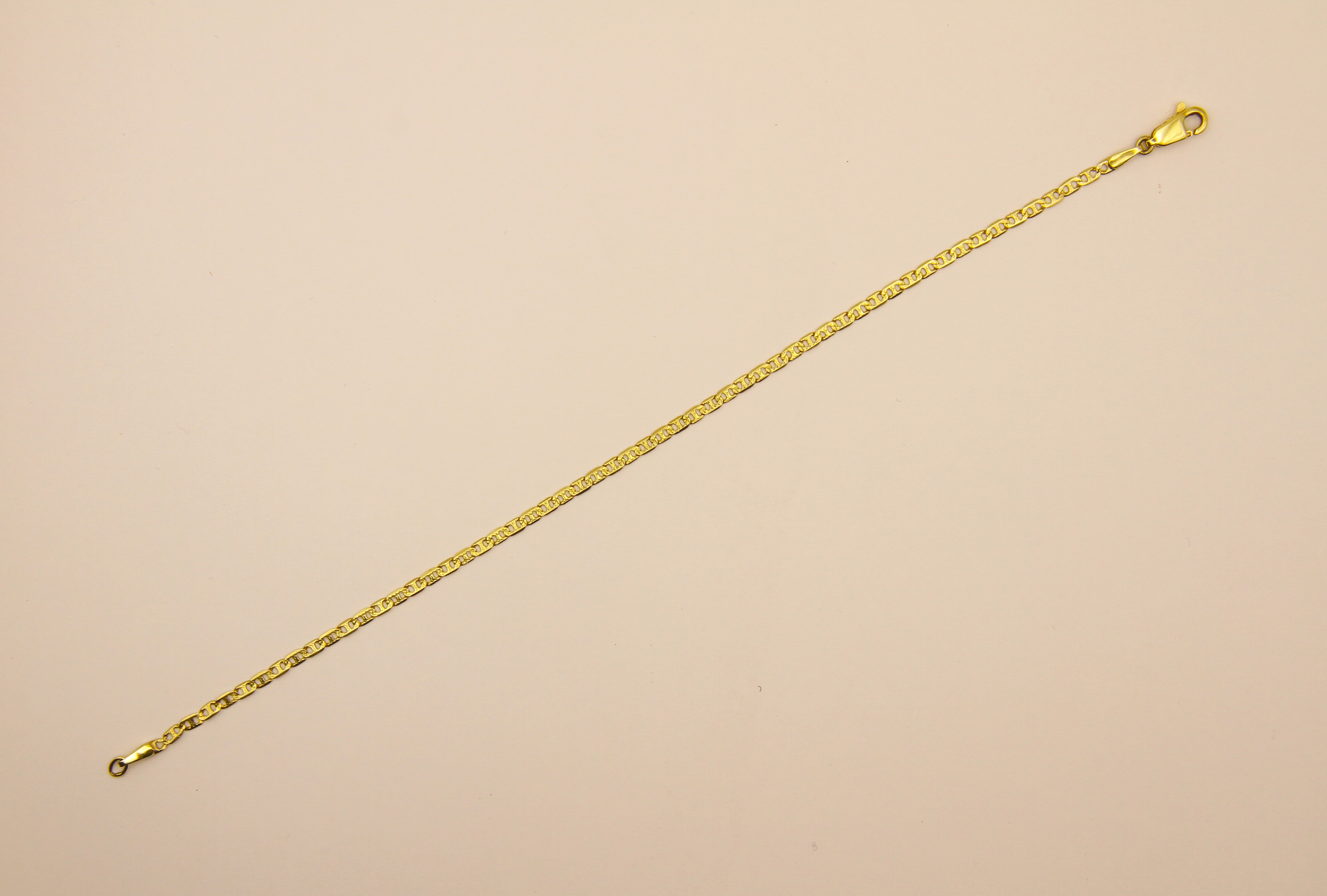 Zlatý řetízkový náramek
