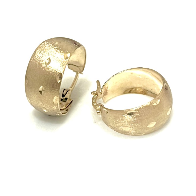 Zlaté náušnice 14 karátů