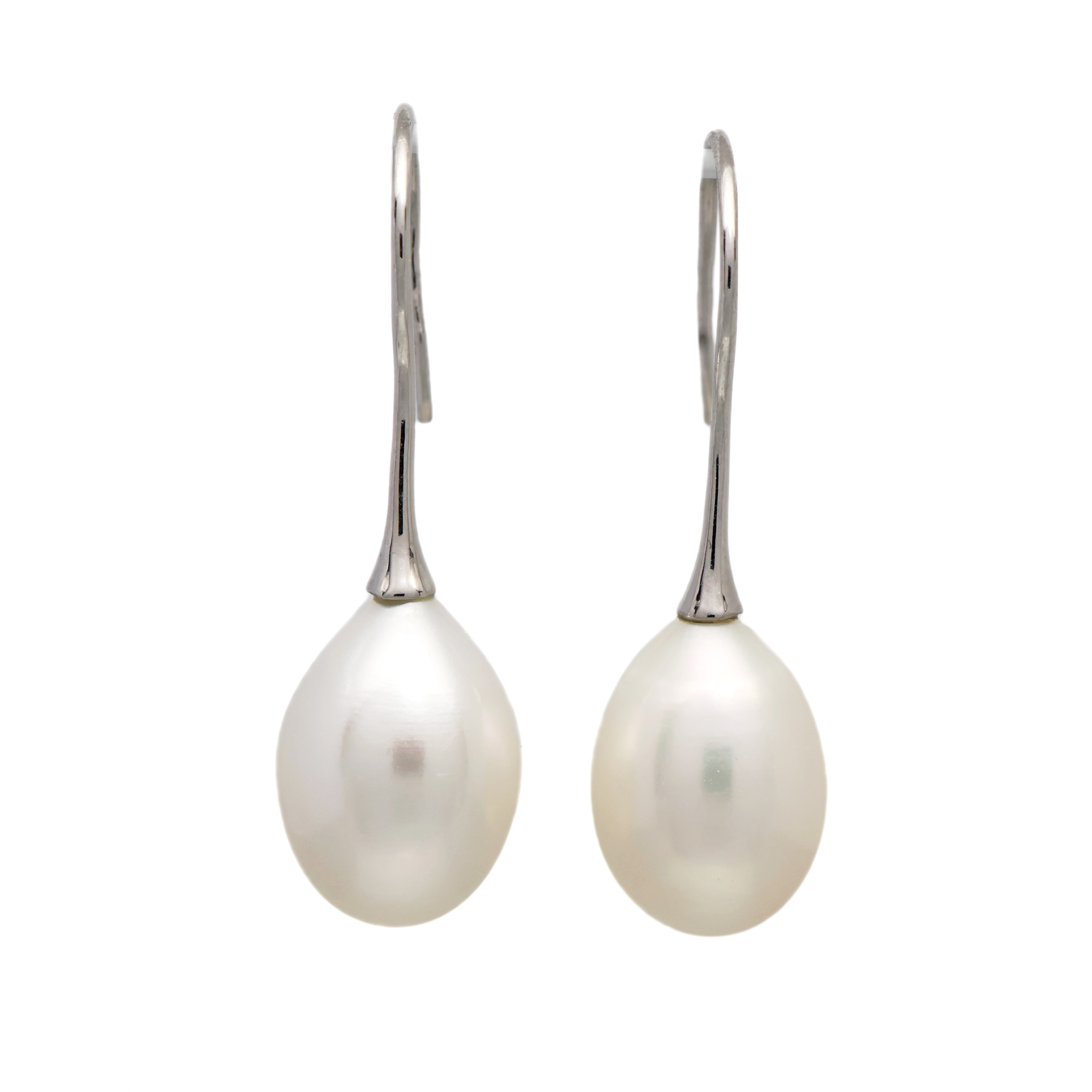 Zlaté náušnice s perlami