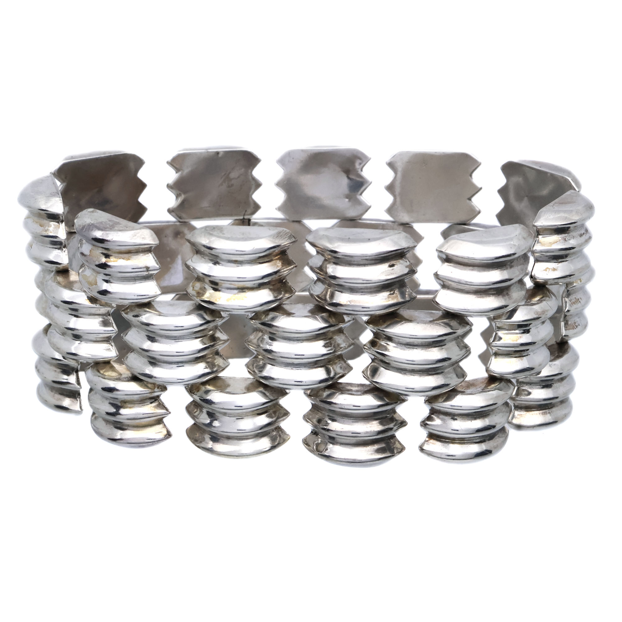 Art deco stříbrný náramek