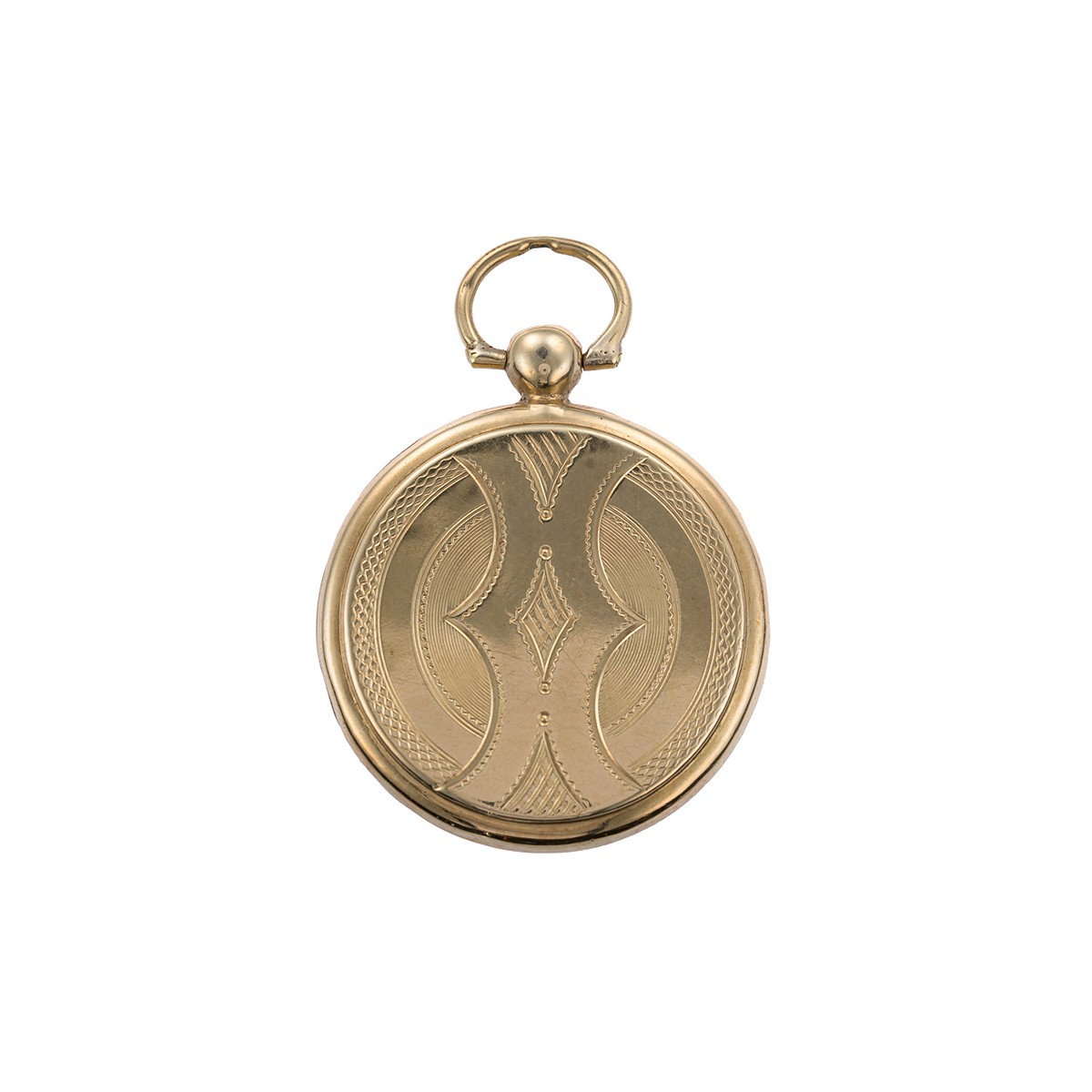 Starožitný otevírací zlatý medailon