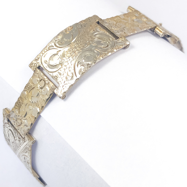 Stříbrný náramek, Art Deco