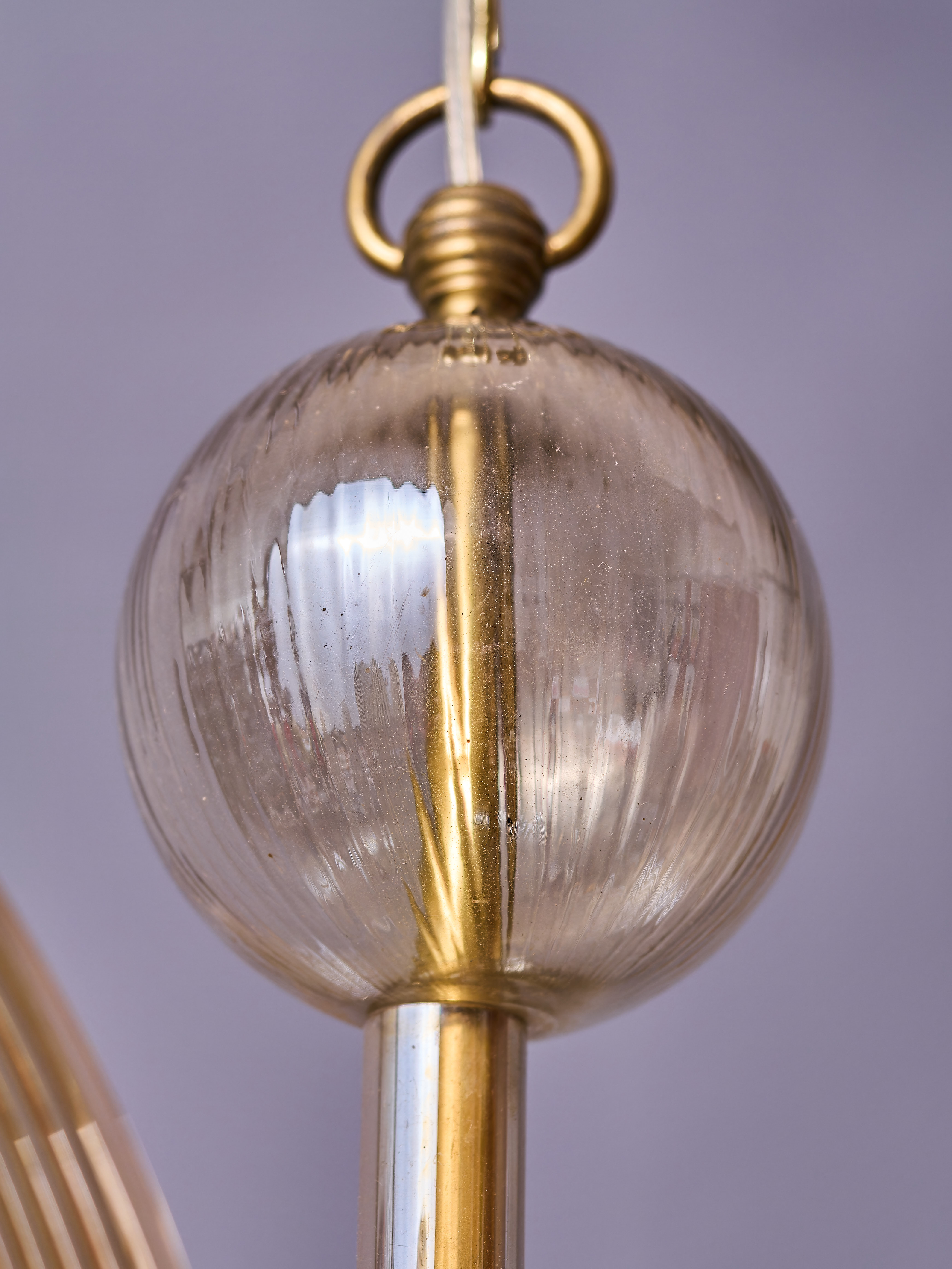 Luxusní skleněný lustr „Vltava“ – Preciosa, vintage design - 6