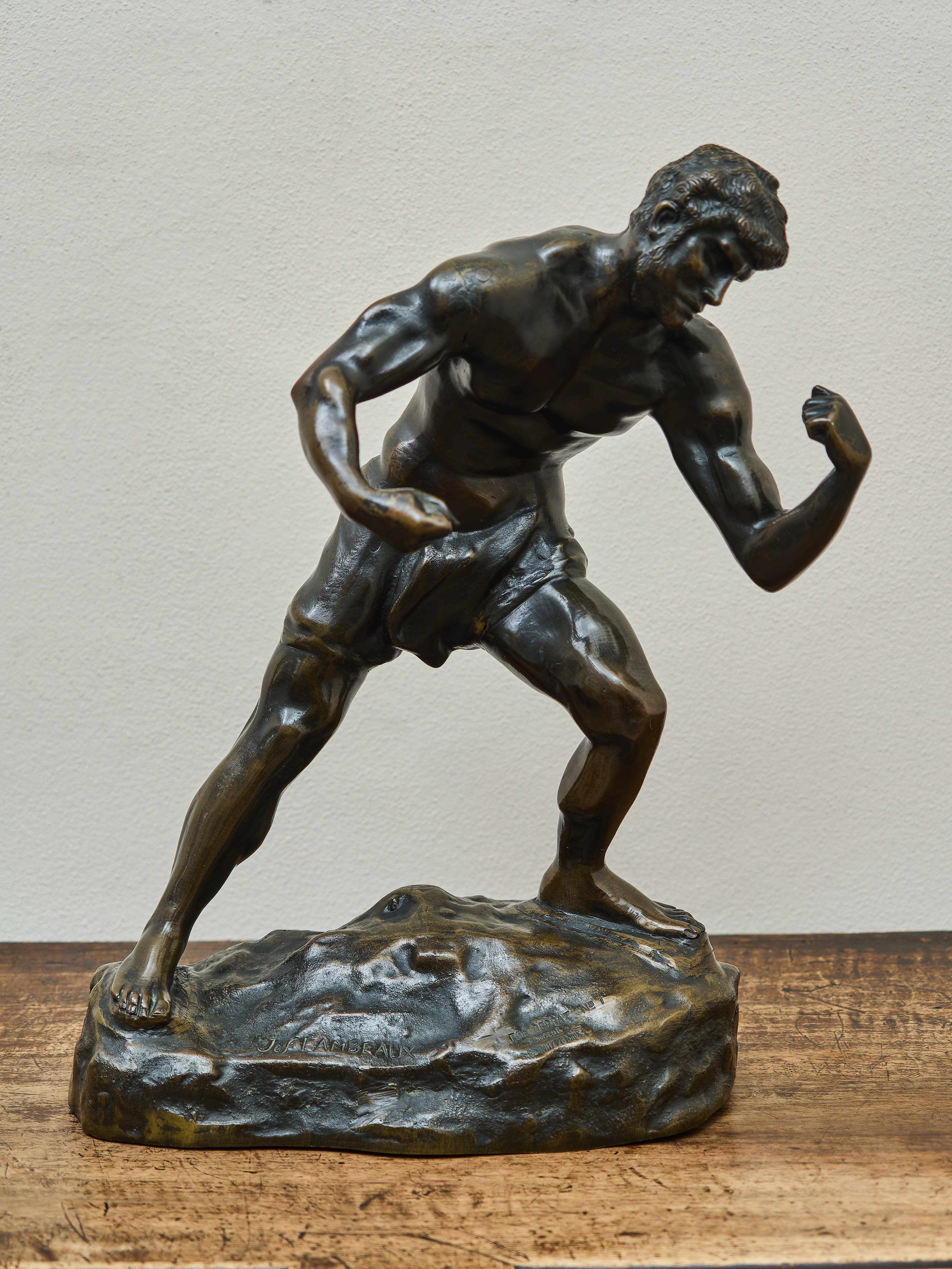 Jef Lambeaux – bronzová socha atleta