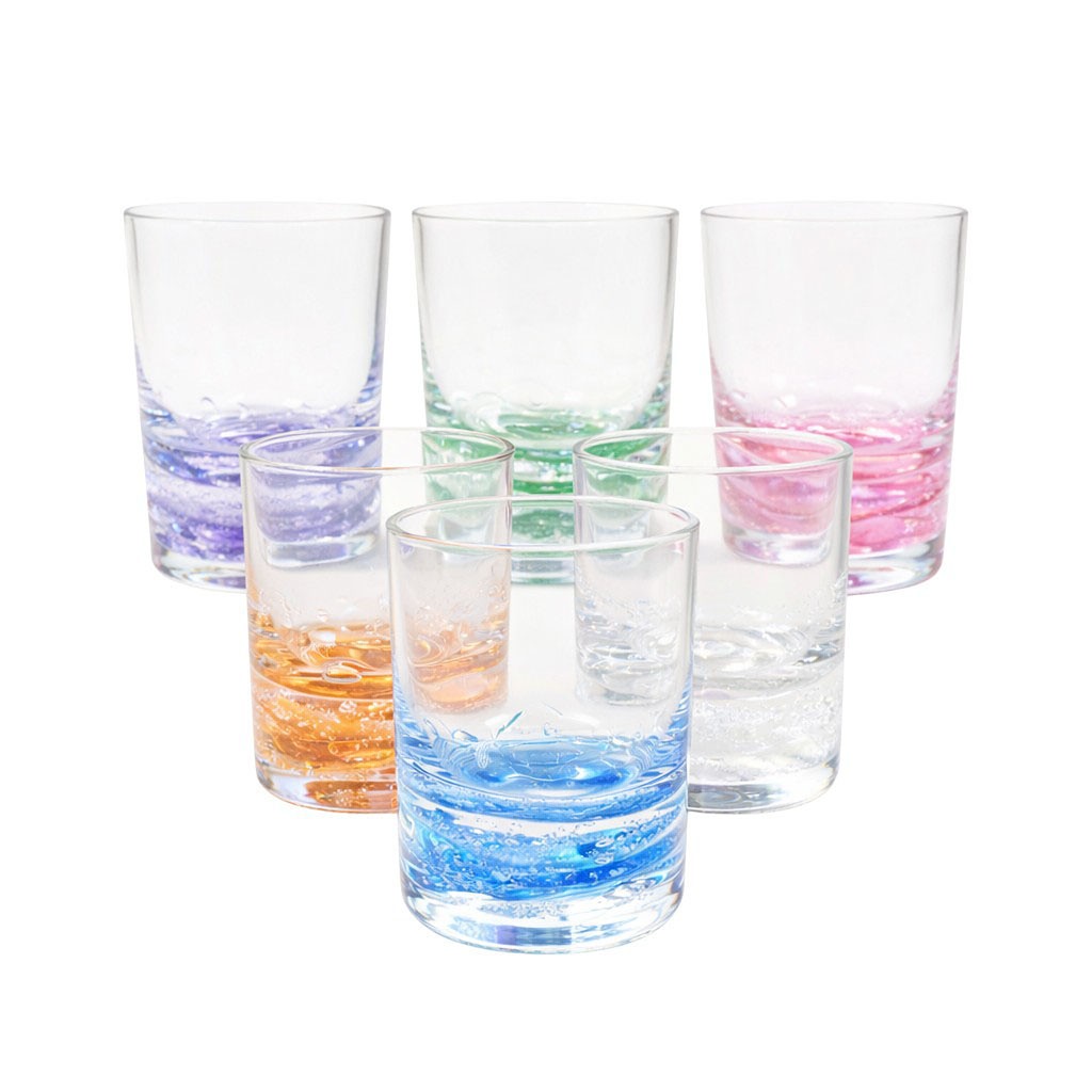 Jiří Pačinek – Sklenice 6 ks – mořský svět