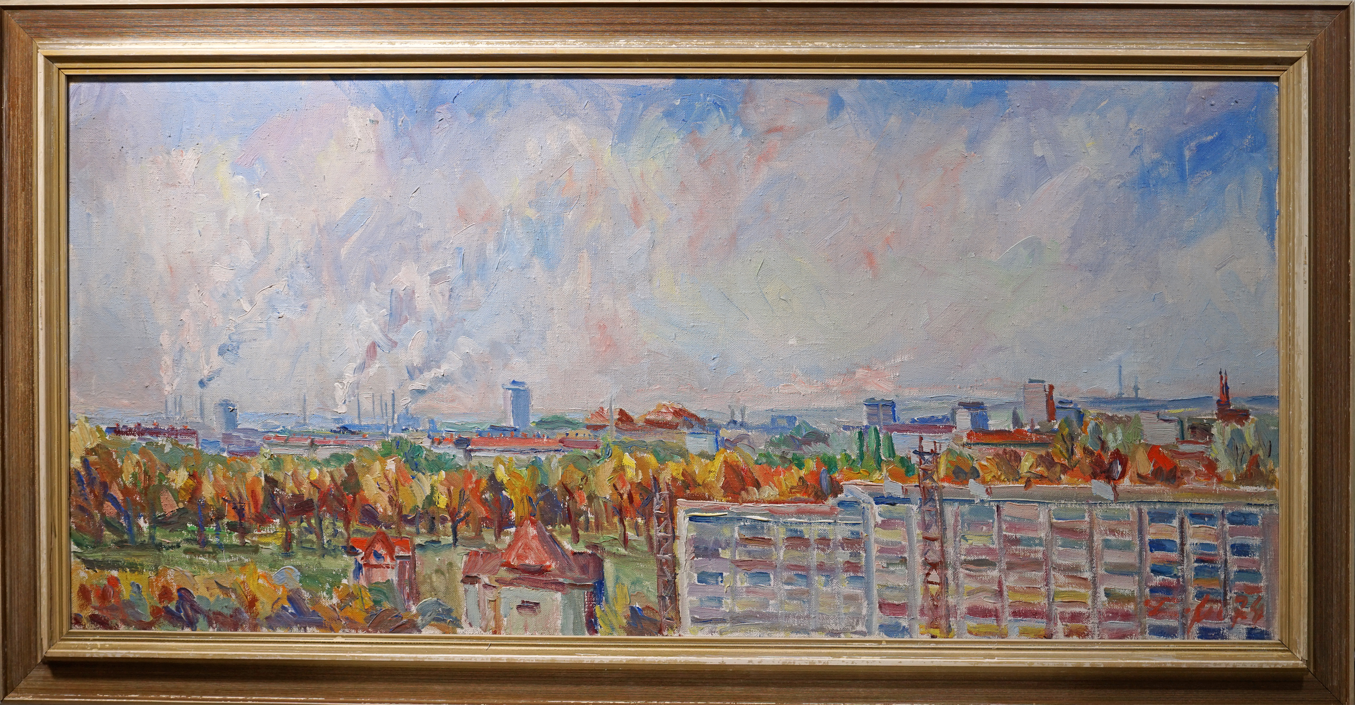 Josef Tofel – Pohled z Bazalu – velký formát