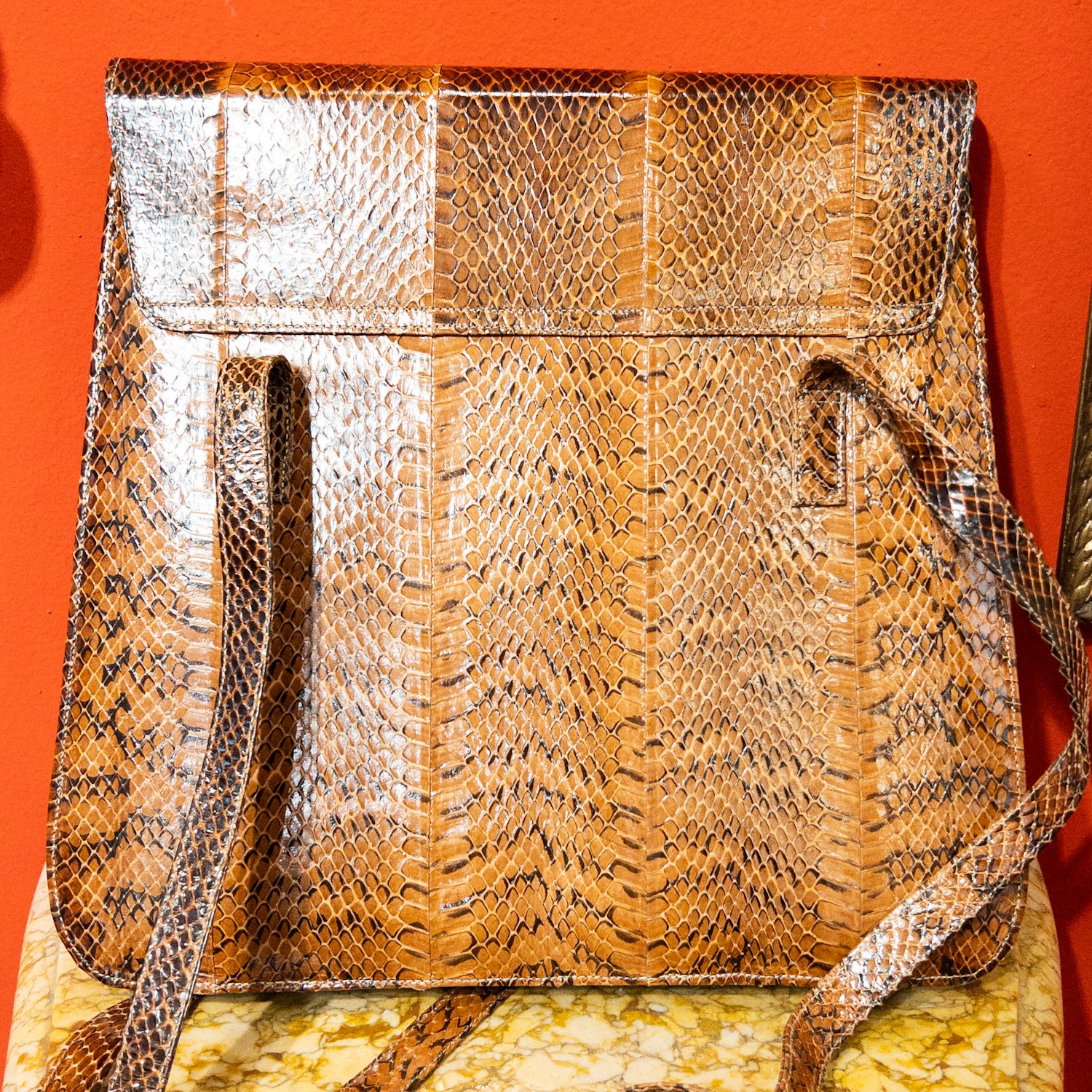 Velká kabelka z hadí kůže
