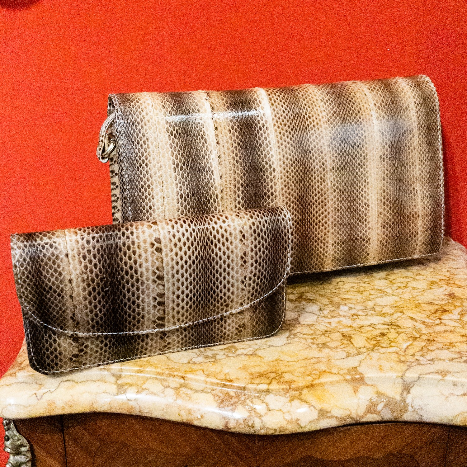 Hadí kabelka s peněženkou