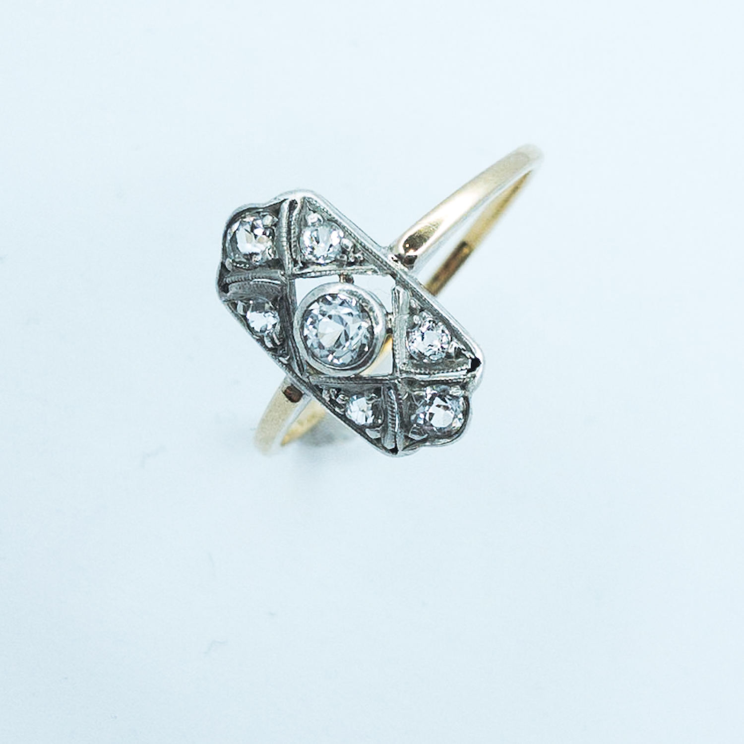 Briliantový prsten, Art Deco