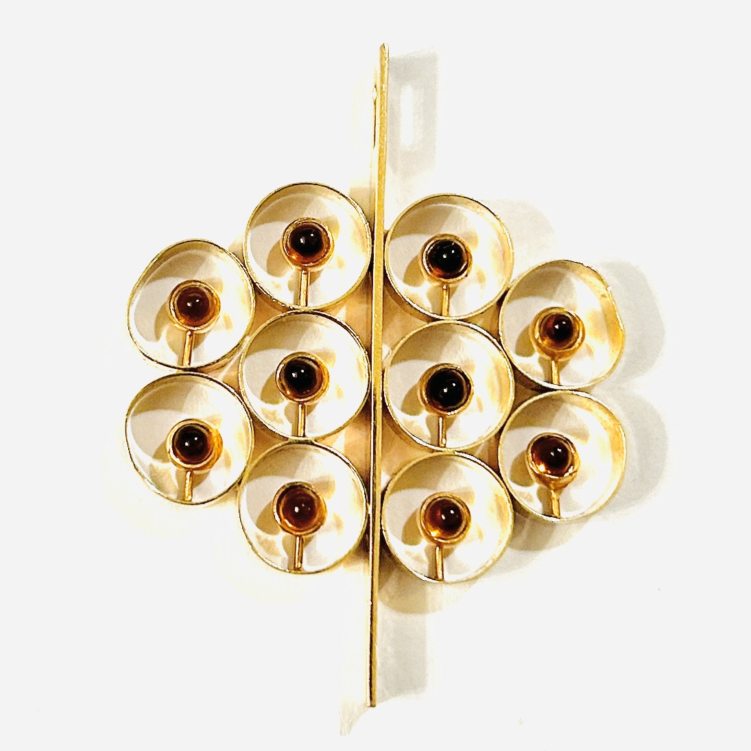 Zlatý autorský přívěšek s citríny – Kaunis Koru