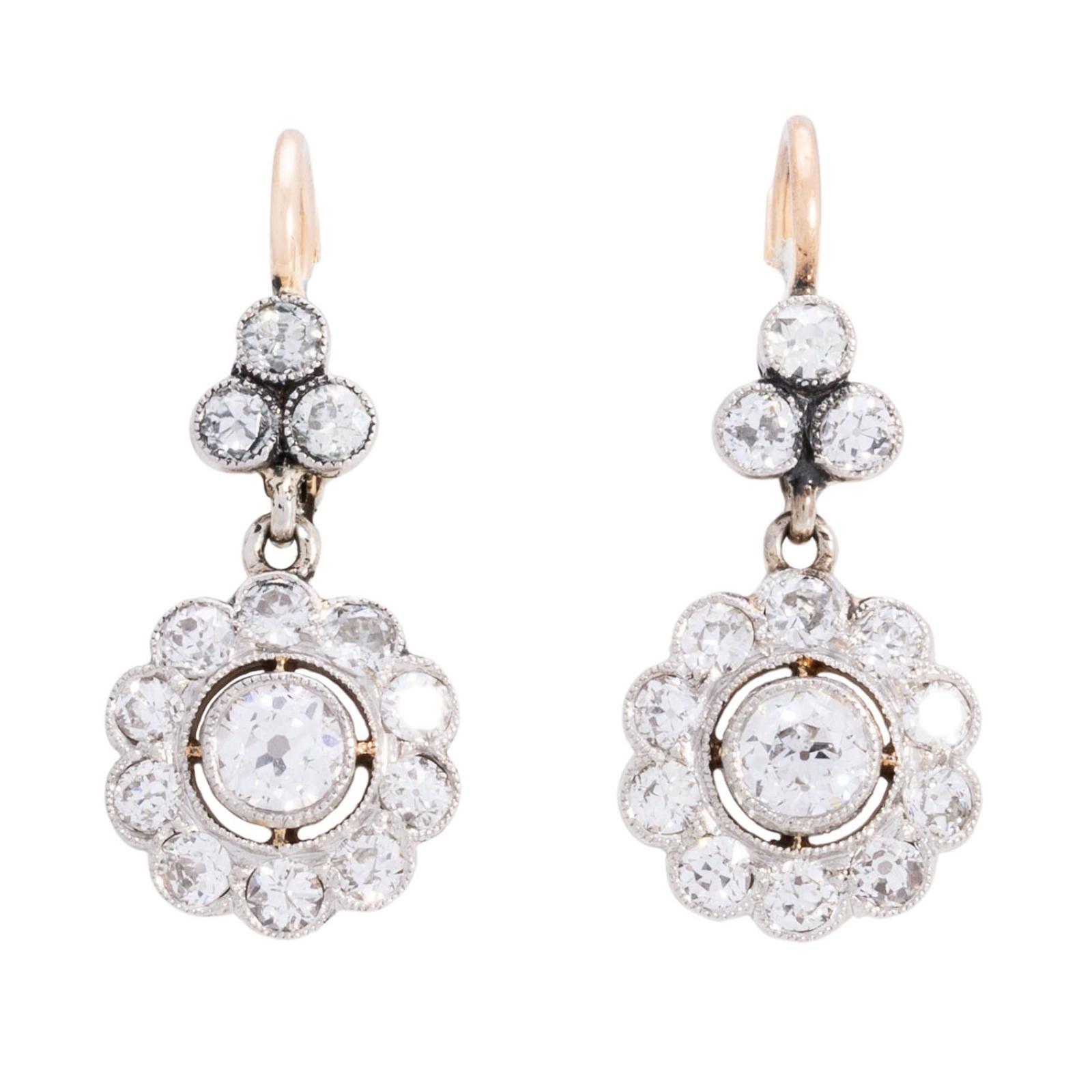 Luxusní briliantové náušnice