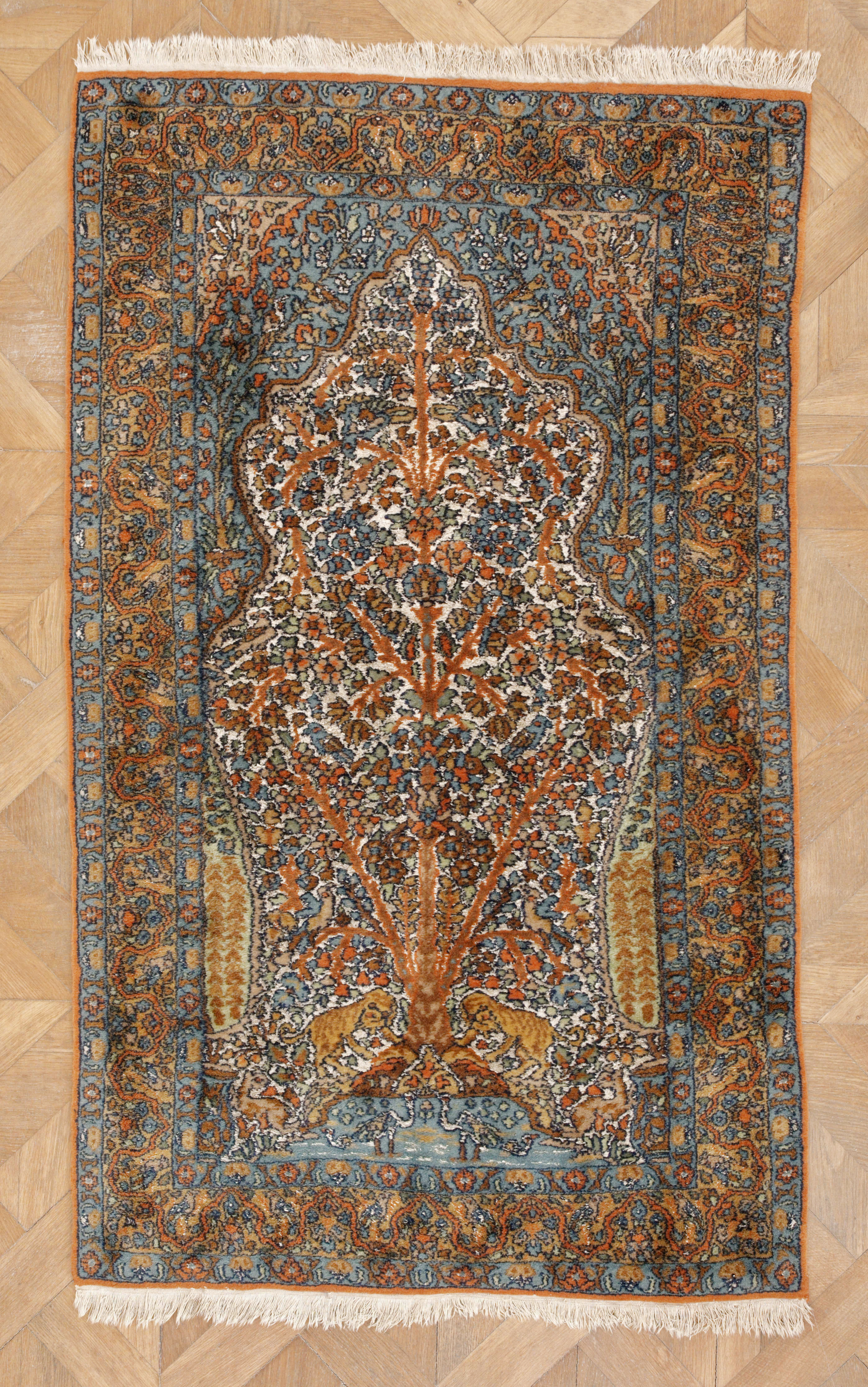 Perský koberec Ghoum hedvábí s vlnou 161 X 91 cm