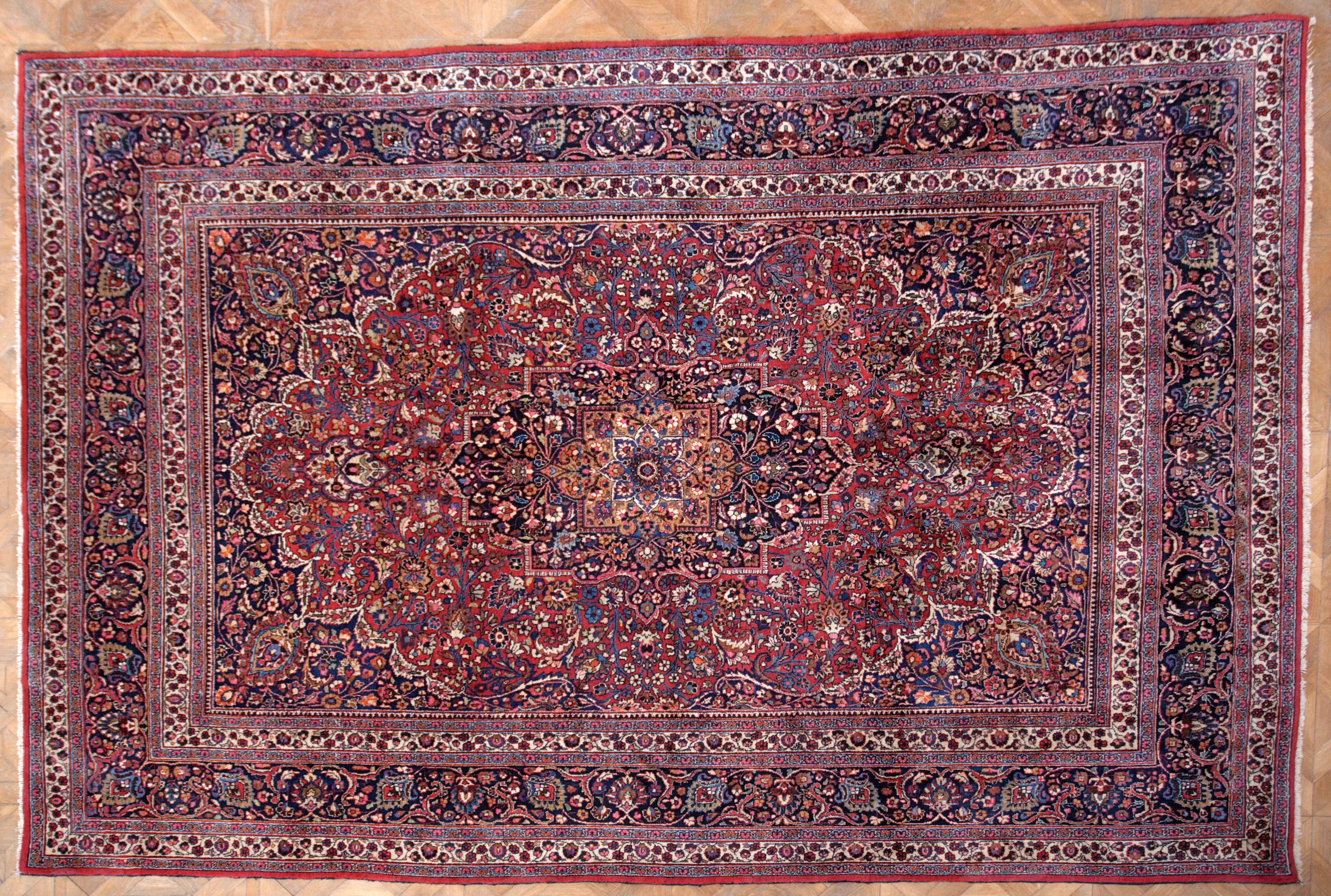 Perský koberec Mashad s certifikátem 420 x 304 cm