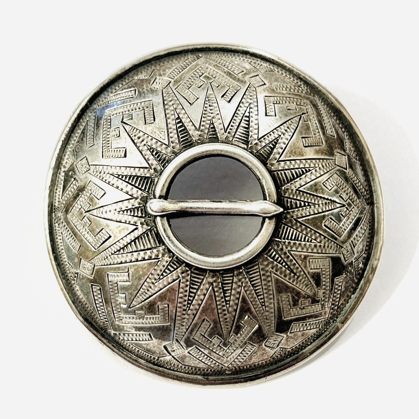 Stříbrná baltská brož „spona/sõlg“