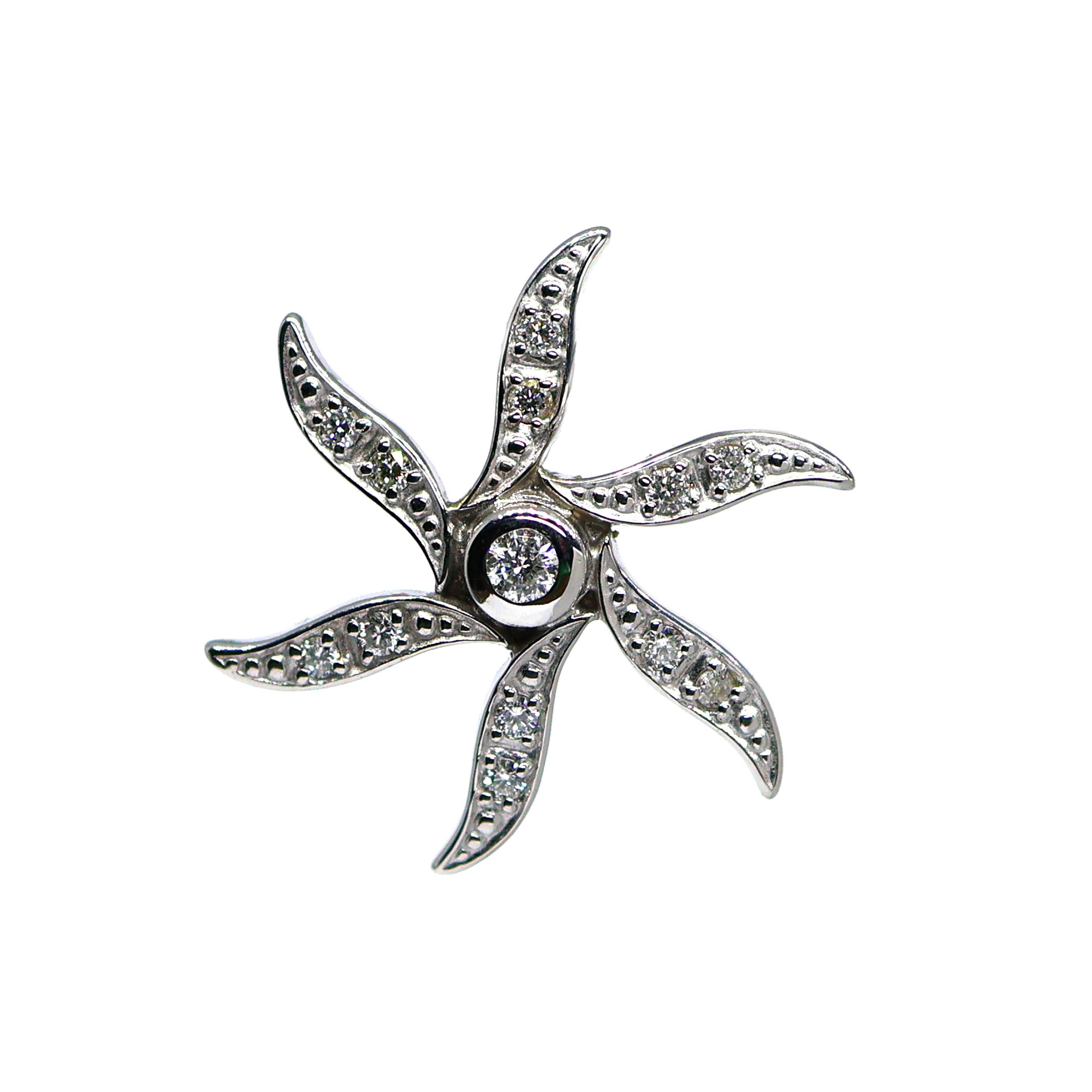 Zlatý přívěsek s brilianty 0,25 ct