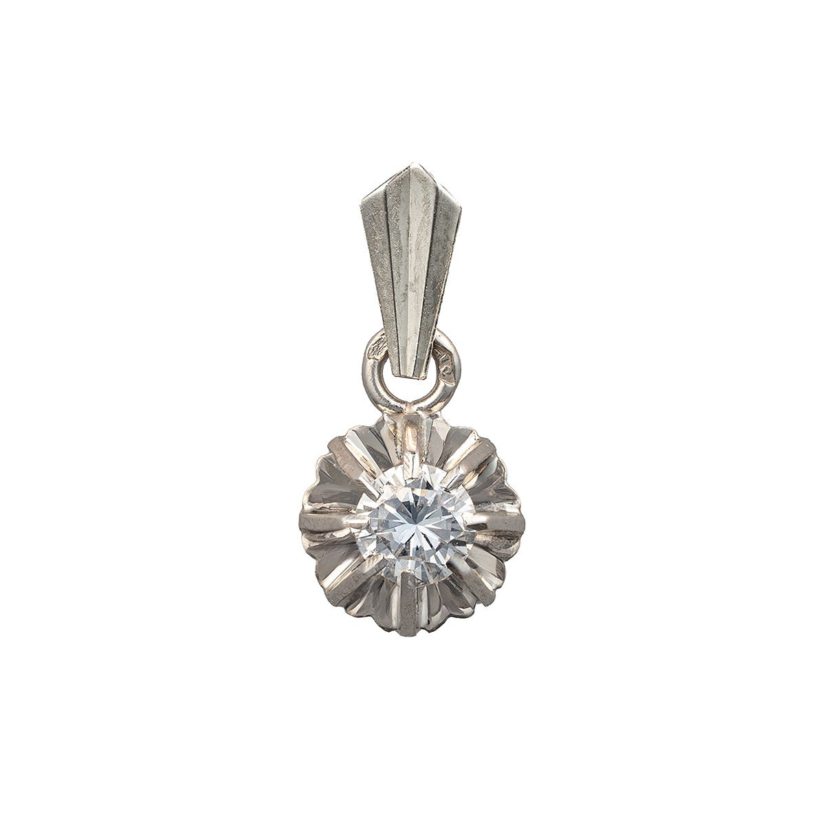 Diamantový přívěsek z bílého zlata 0,30 ct