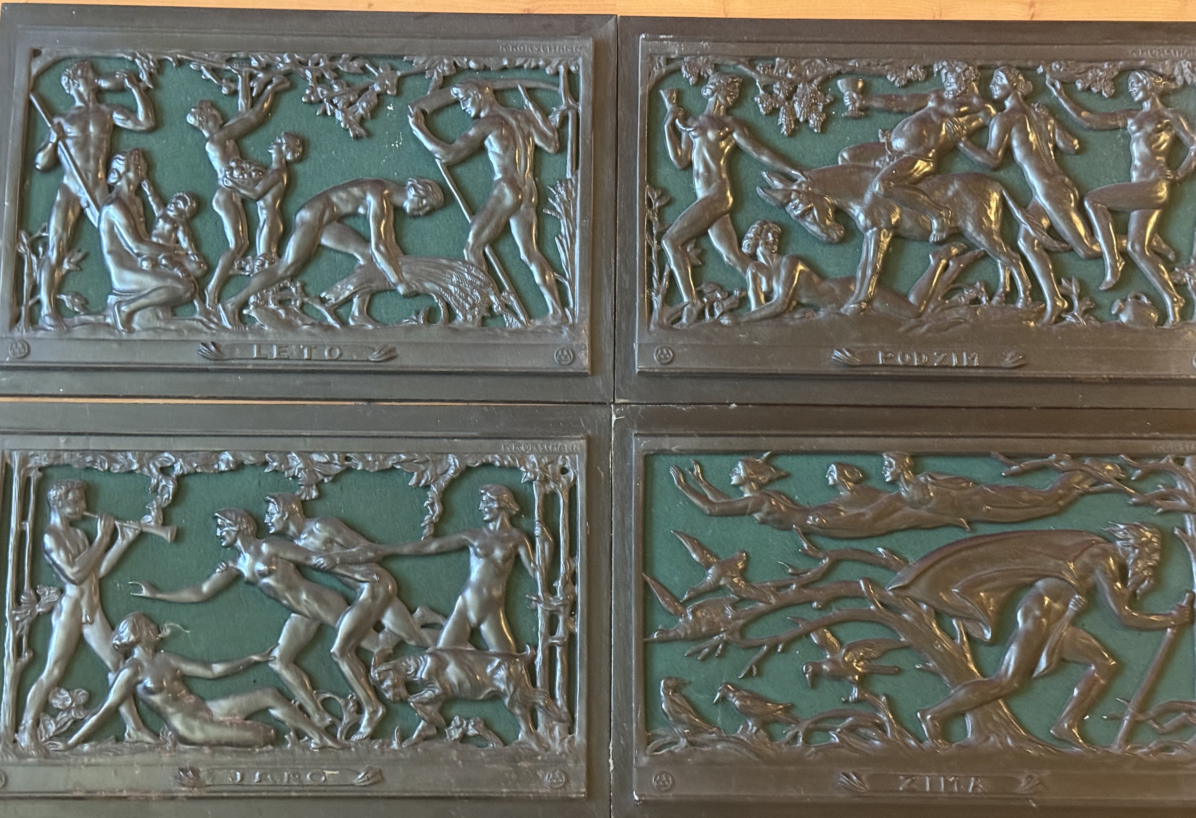 ČTYŘI ROČNÍ OBDOBÍ – BRONZ