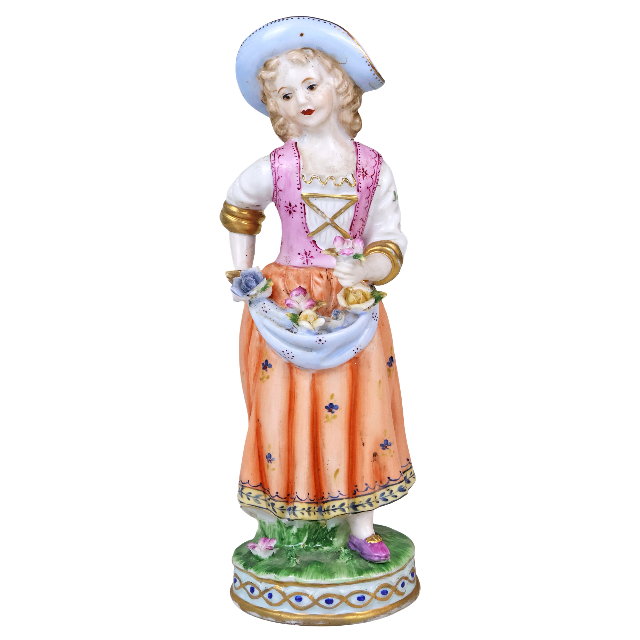 Porcelánová soška | Květinářka