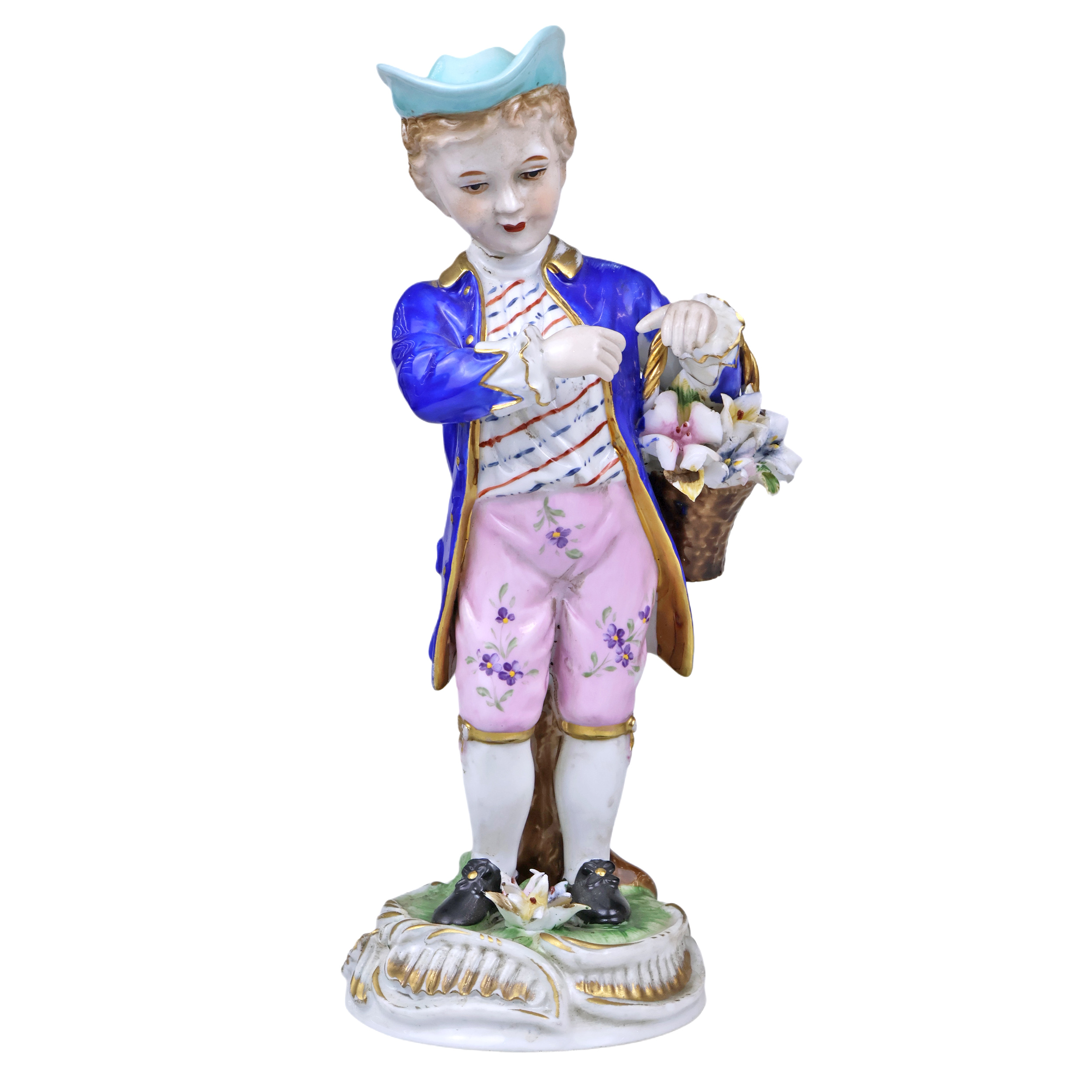 Porcelánová soška | Nošič květin