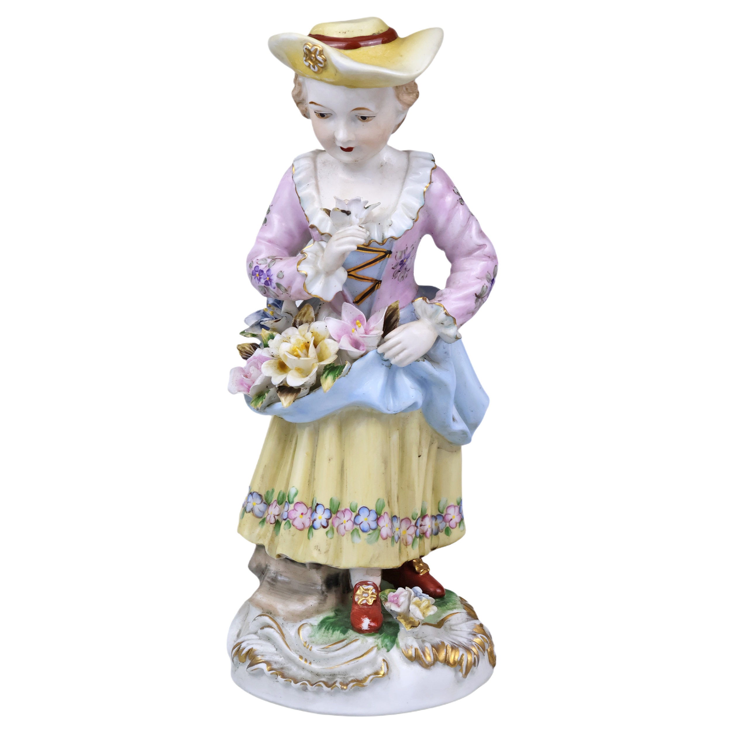 Porcelánová soška | Květinářka