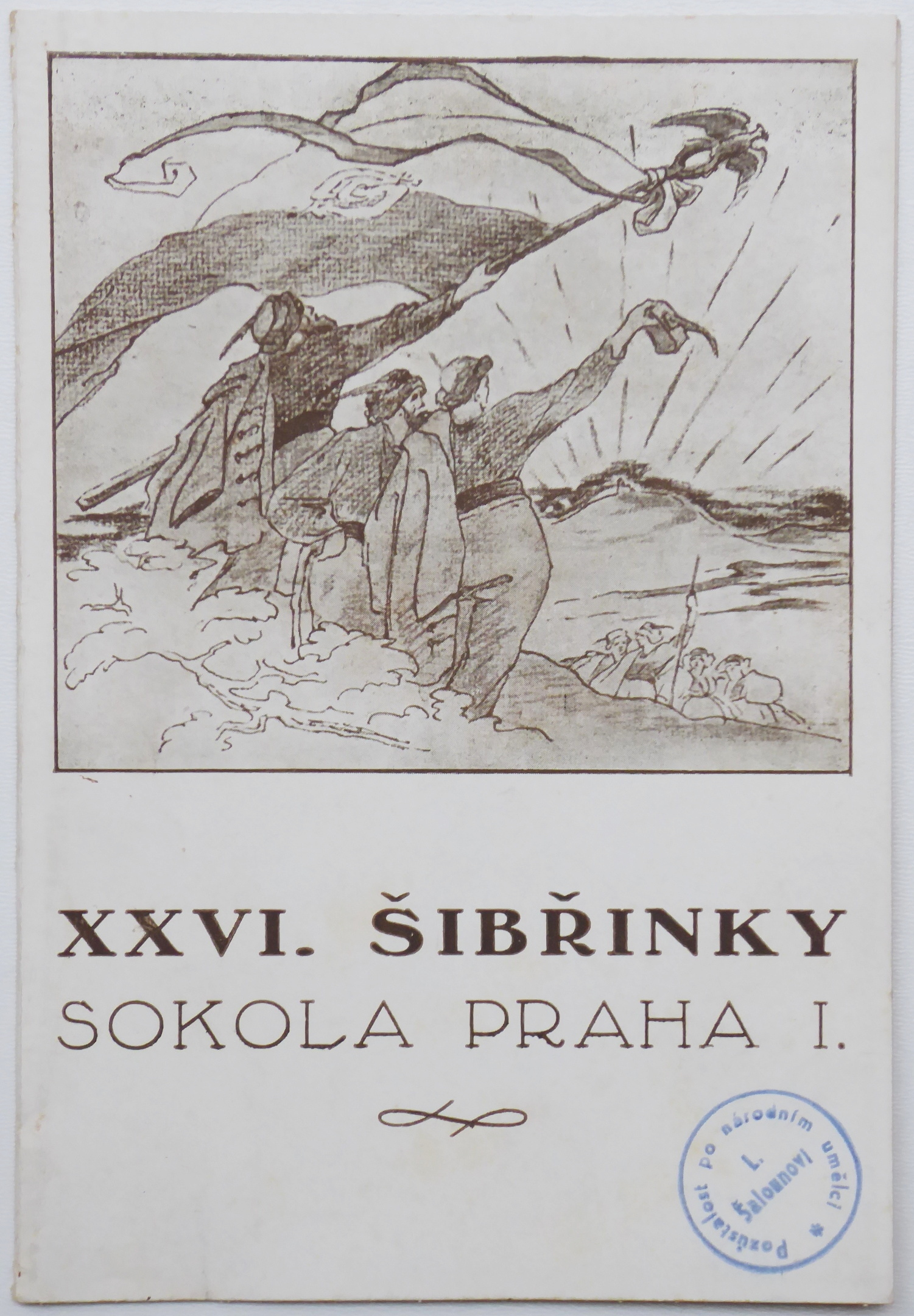 Šaloun Ladislav – Pozvánka na šibřinky Sokola