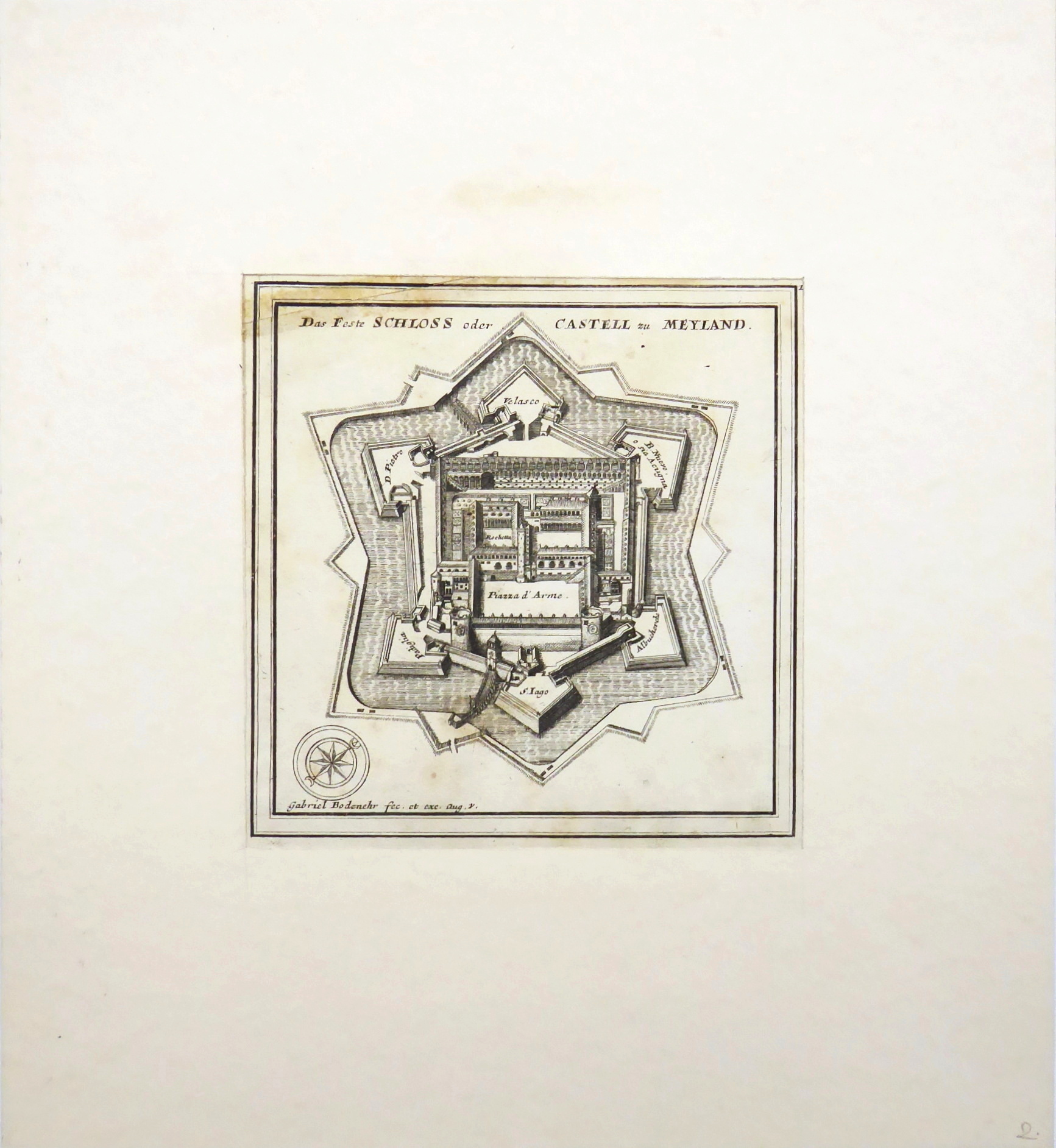 Bodenehr Gabriel starší – Castello Sforzesco