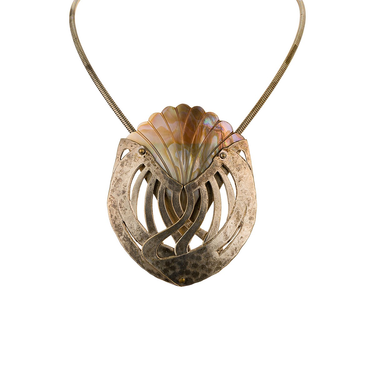 Autorský přívěsek “ Palmeta “ – Anni Schaad, Stuttgart, 1954